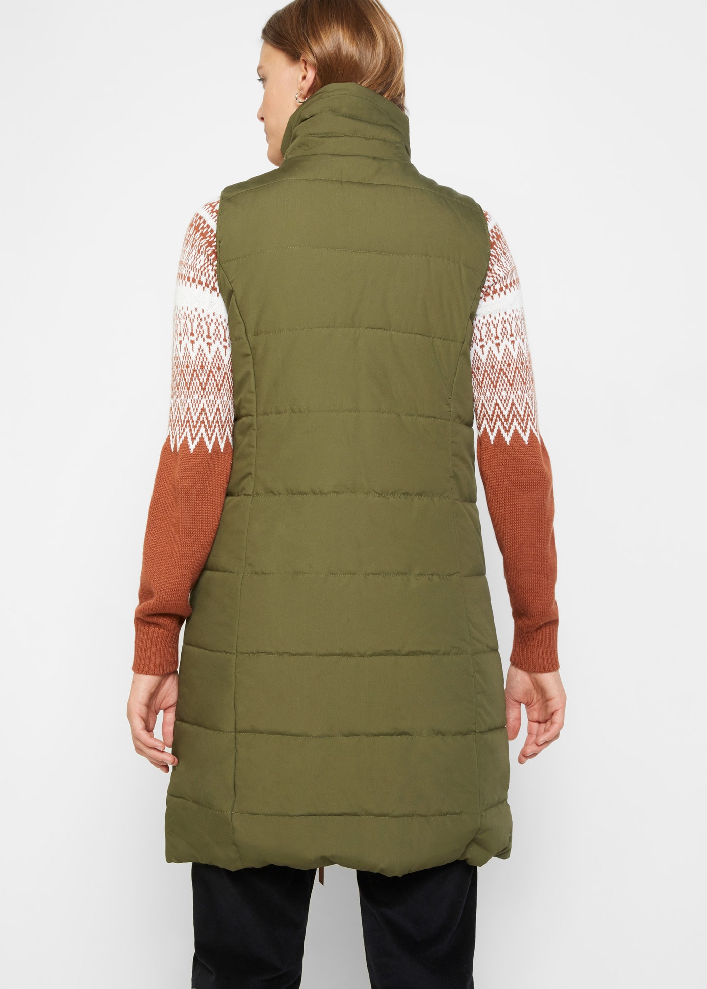 bonprix Longweste Longweste mit Stehkragen