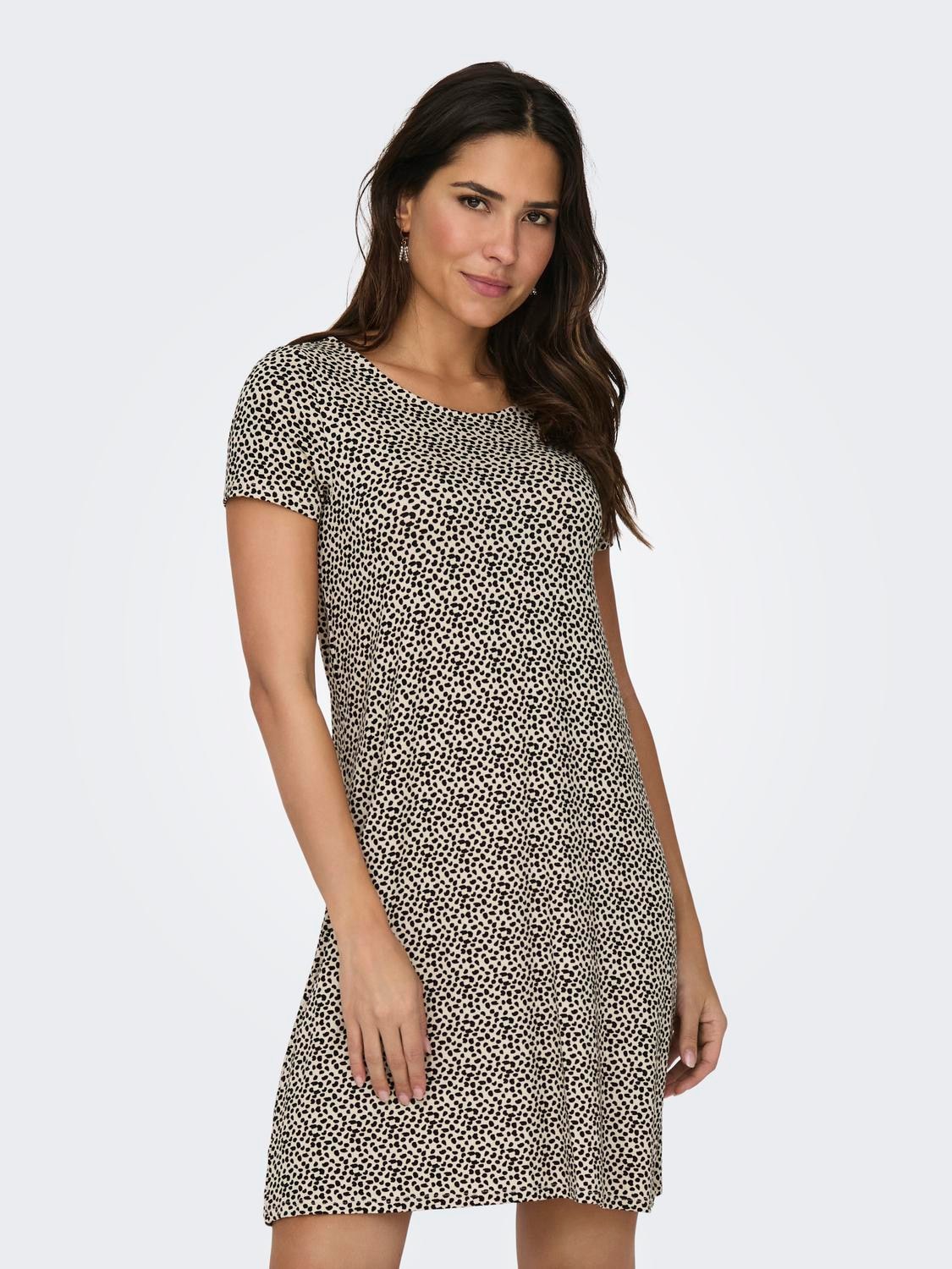 ONLY Minikleid »ONLBERA BACK LACE UP S/S DRESS JRS NOOS«