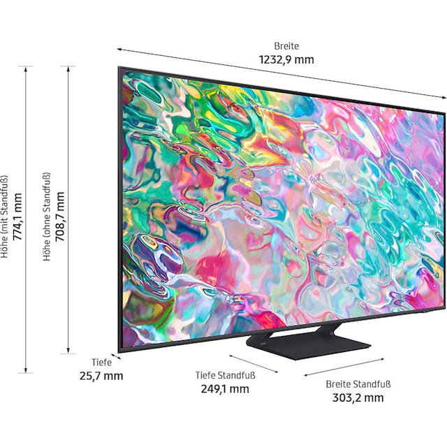 OTTO 4K (2022)«, 138 Shop UHD Samsung QLED-Fernseher QLED Zoll, Q70B Online Dimming 4K,Quantum Smart-TV, cm/55 »55\
