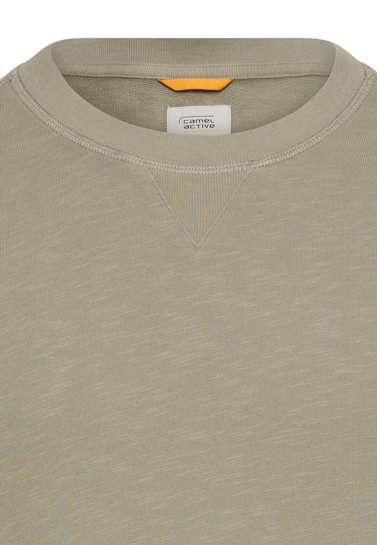 camel active Sweatshirt , unifarben aus reiner Baumwoller
