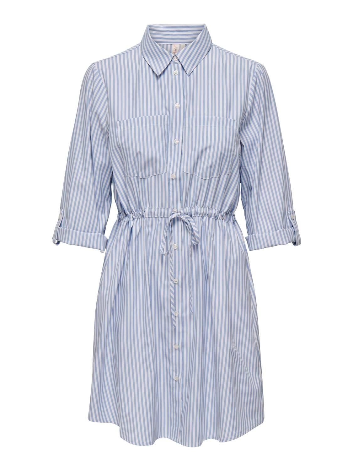 ONLY Hemdblusenkleid »ONLSARAH LS SHIRT DRESS WVN«, Sommerkleid