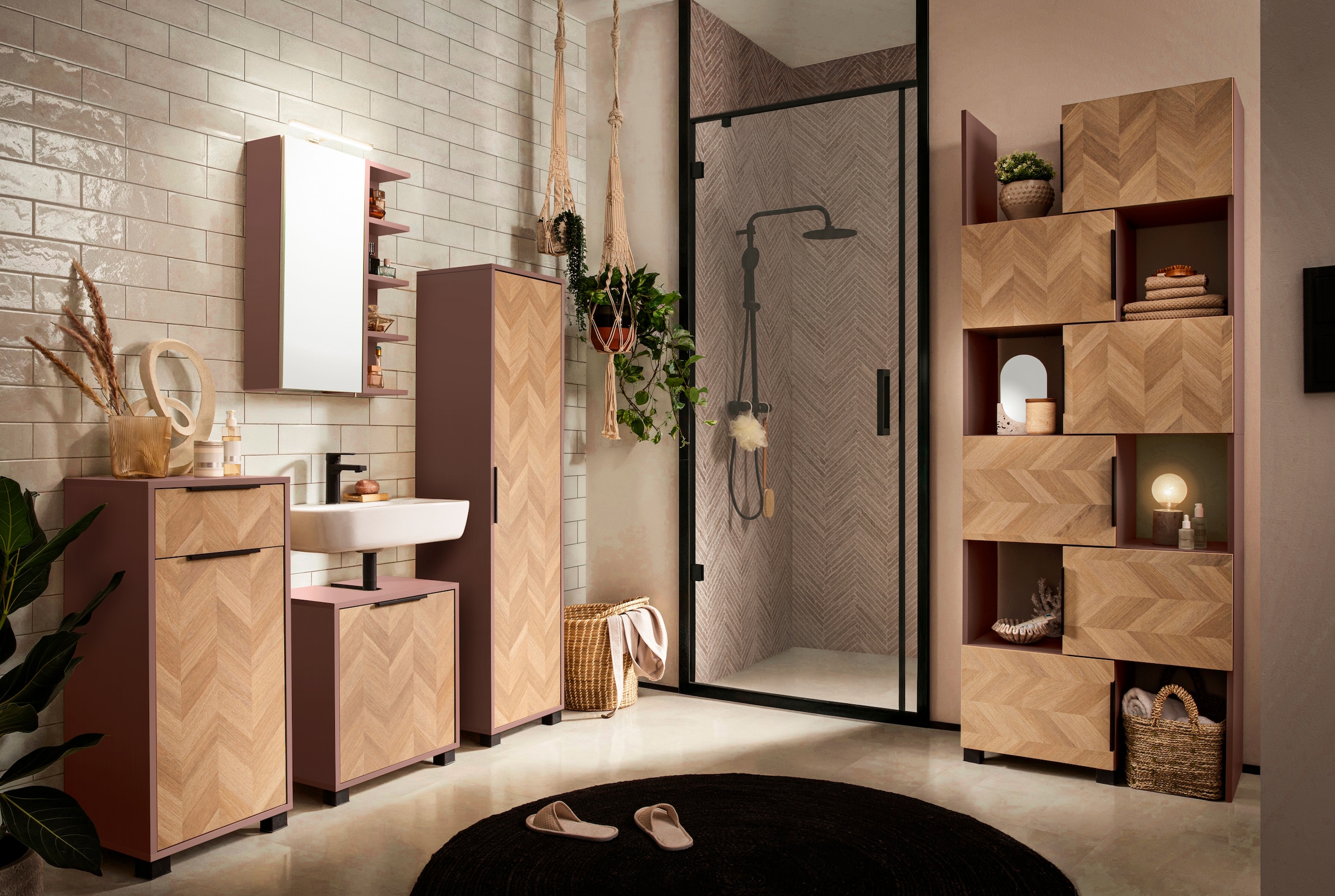 Schildmeyer Waschbeckenunterschrank »Piazza, Breite 50,3 cm« 1 Stk. tlg. Made in Germany