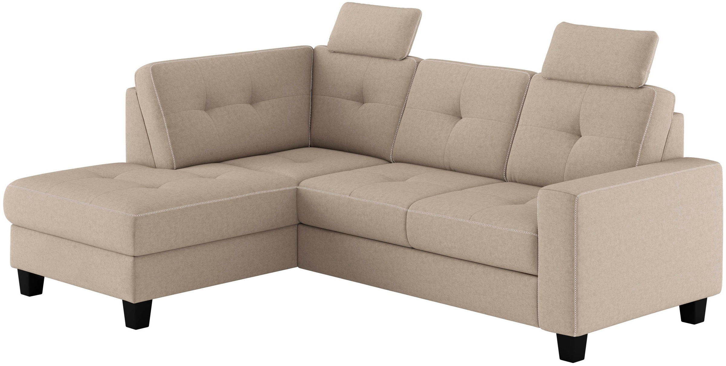 Home affaire Ecksofa »Varese« wahlweise mit Bettfunktion und Bettkasten