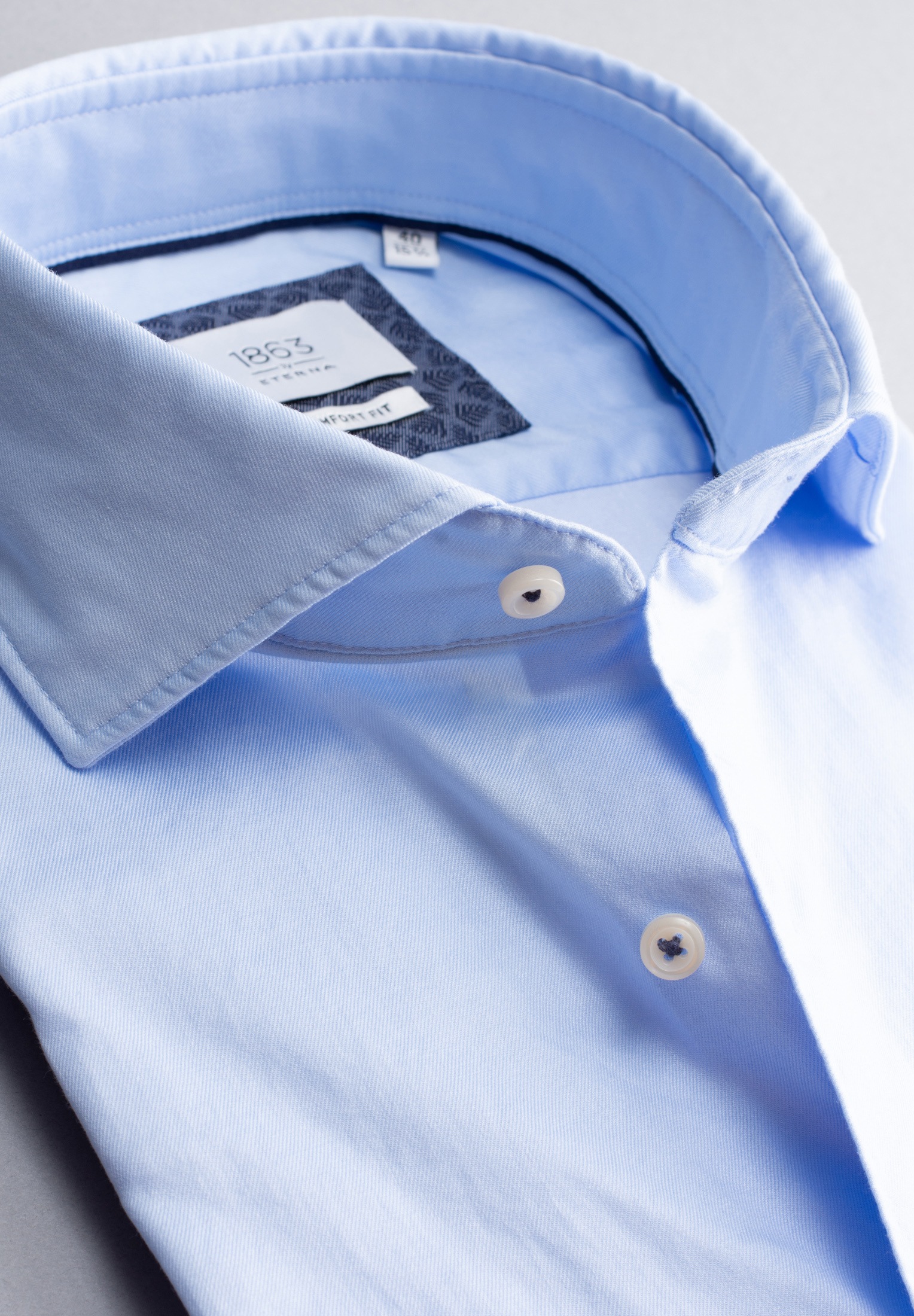 Eterna Langarmhemd »COMFORT FIT«, EASY IRON (bügelleicht)
