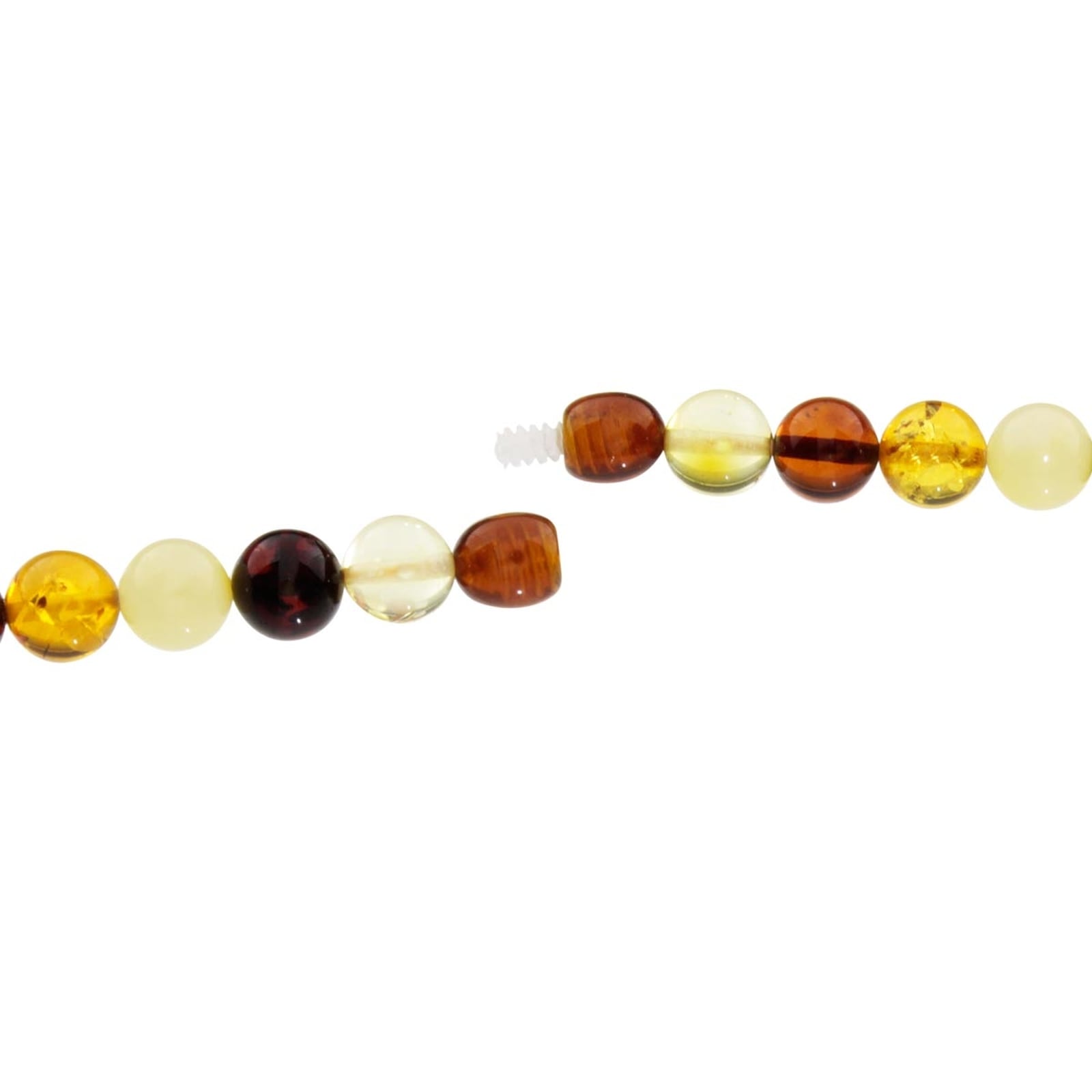 OSTSEE-SCHMUCK Kette ohne Anhänger »- Kugel 8 mm - Bernstein -,«