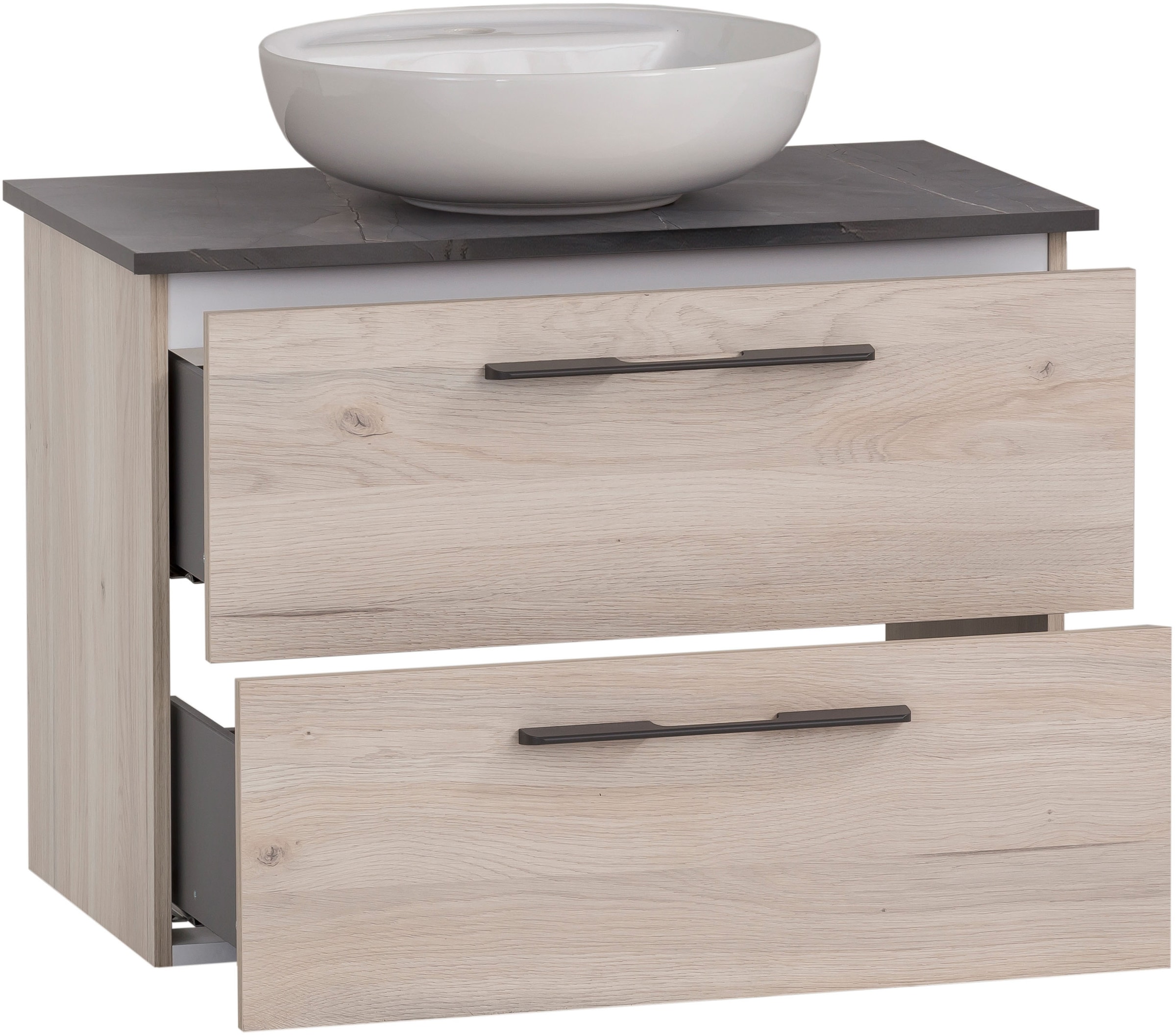 Schildmeyer Waschtisch »Maxim, Sandeiche + Marmor« 3 Stk. tlg. Made in Germany