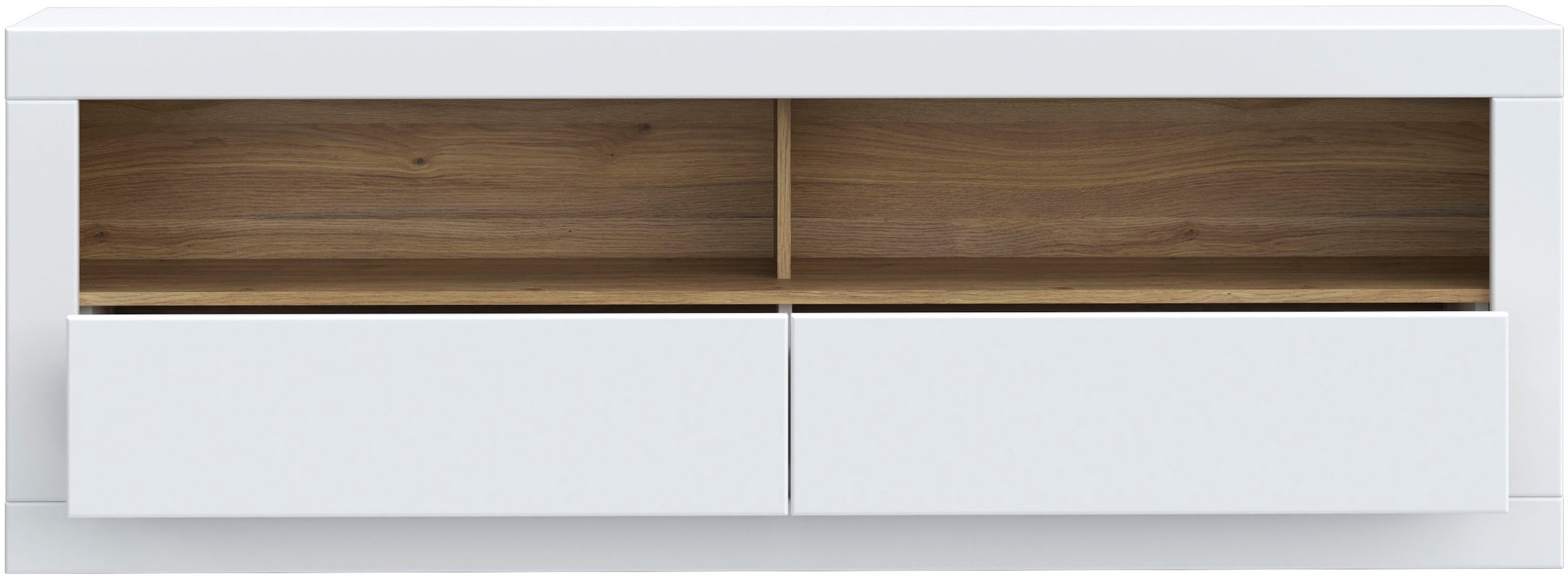 FORTE Lowboard »LefkadasTV-Board, TV-Schrank«, TV-Board, Schubkästen, Push to open, Grifflos, BxH= 175,4 x 61,6cm