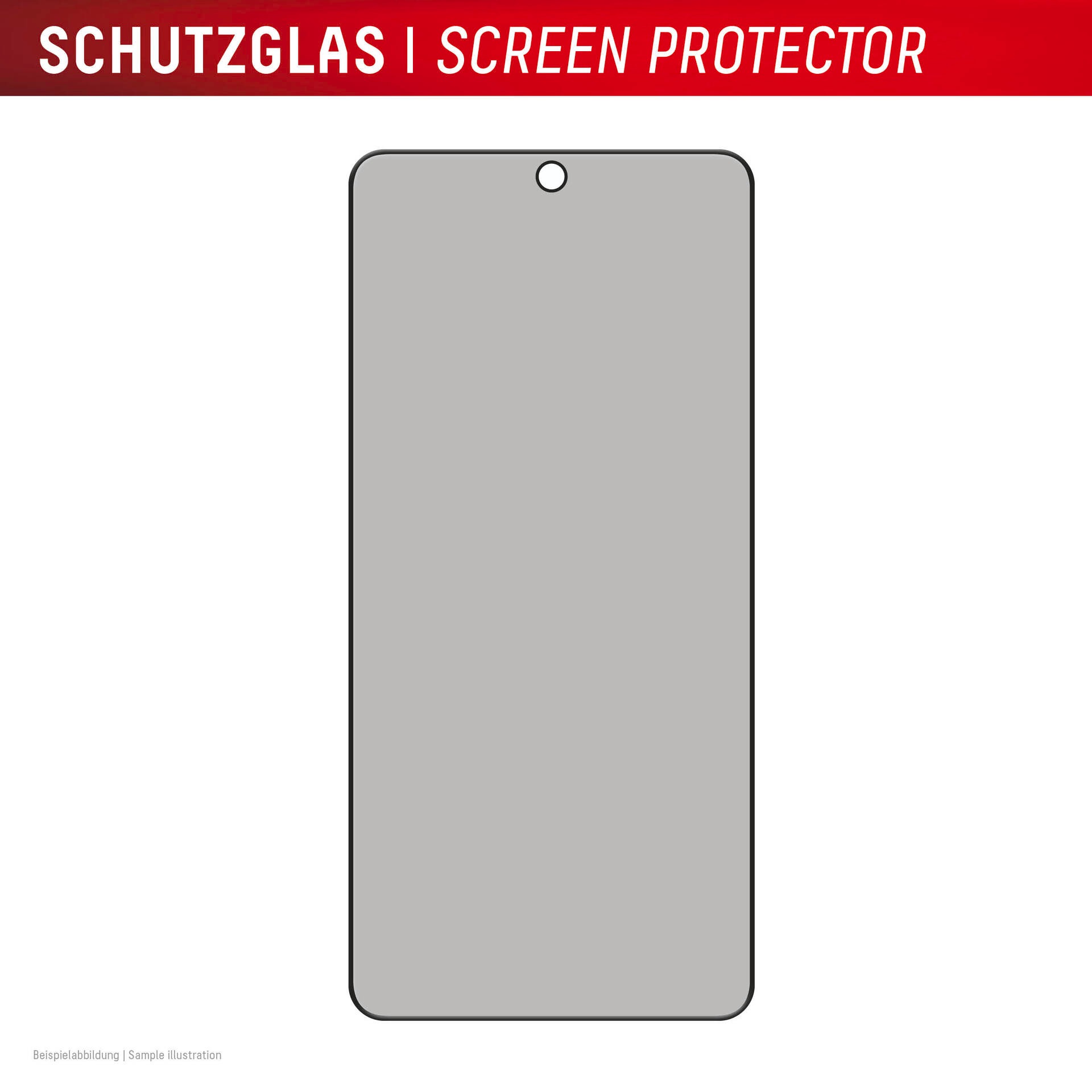 Displex Displayschutzglas »Privacy Glass Screen Protector mit MountMaster« für Samsung Galaxy S26 Displayschutzfolie, Schutzfolie, Bildschirmschutz, kratz- & stoßfest