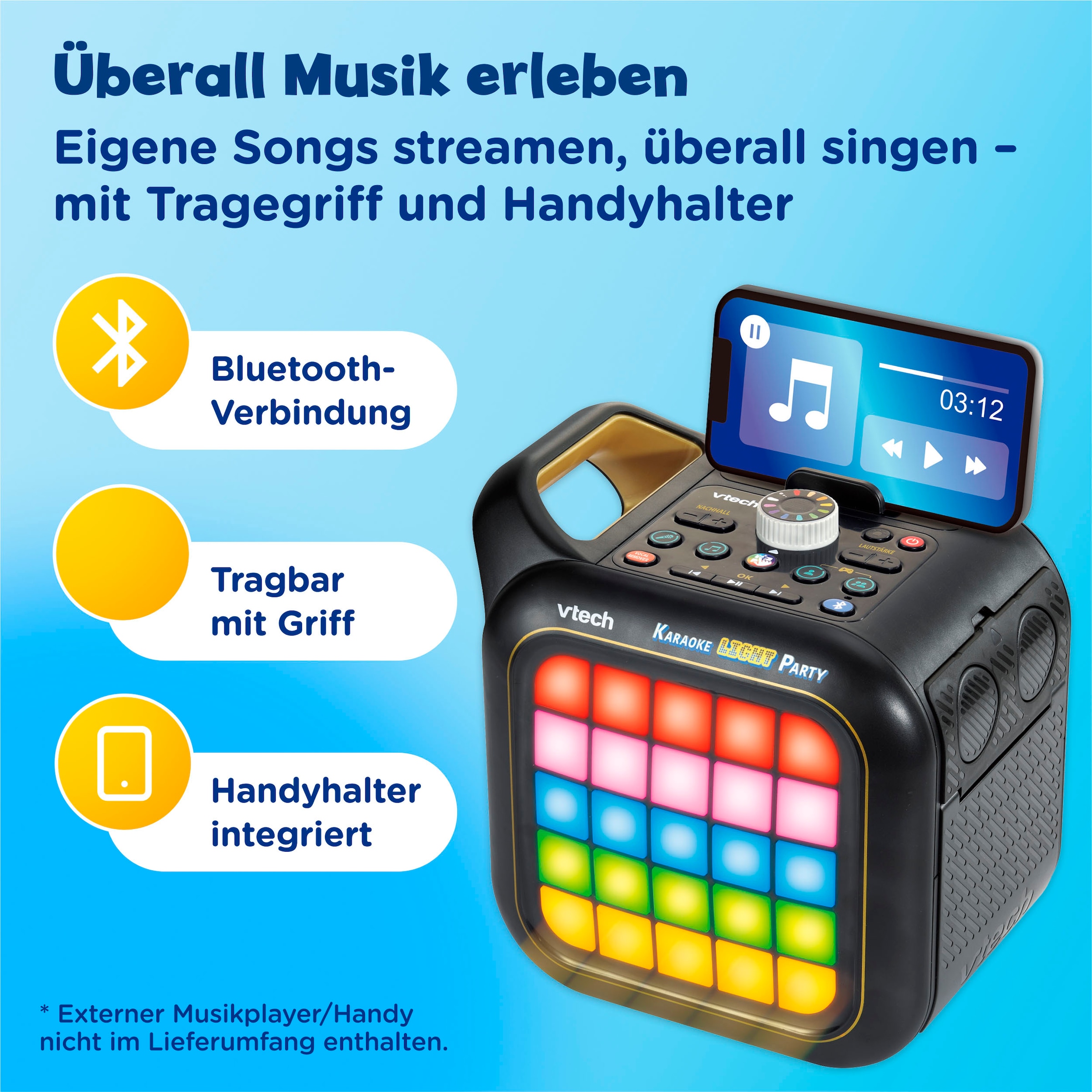 Vtech® Spielzeug-Musikinstrument »Karaoke Light Party«