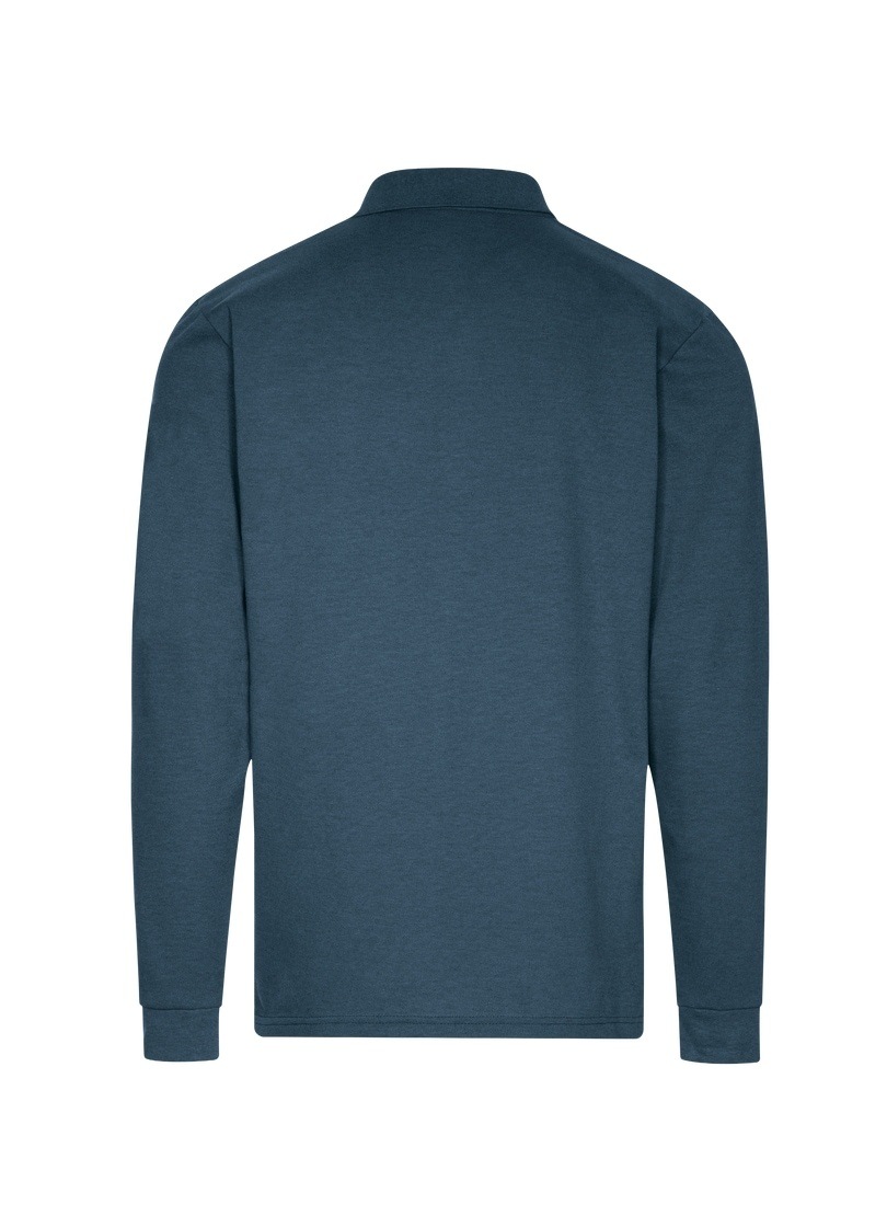Trigema Poloshirt »TRIGEMA Langarm Poloshirt mit Armbündchen«, (1 tlg.)