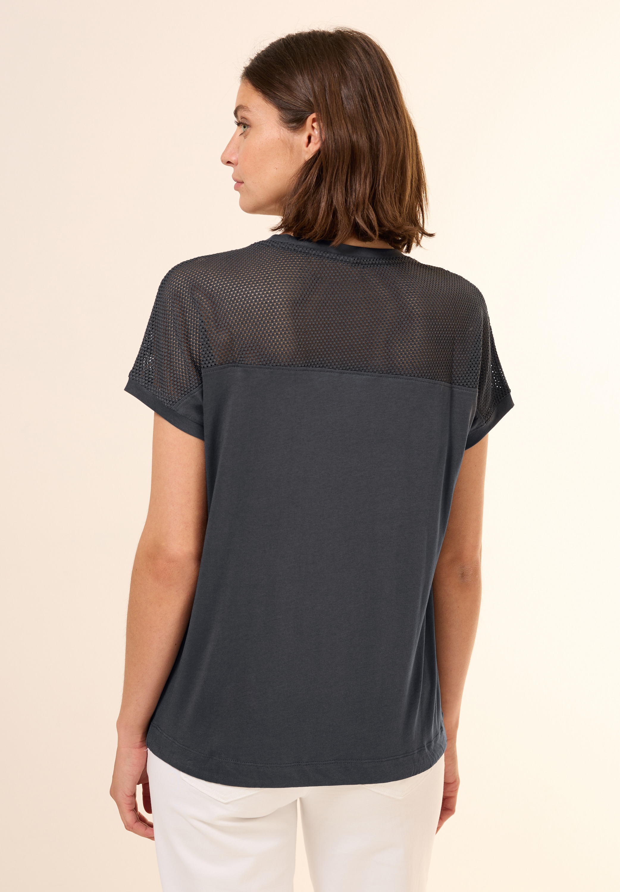 Cecil T-Shirt, mit Meshdetail