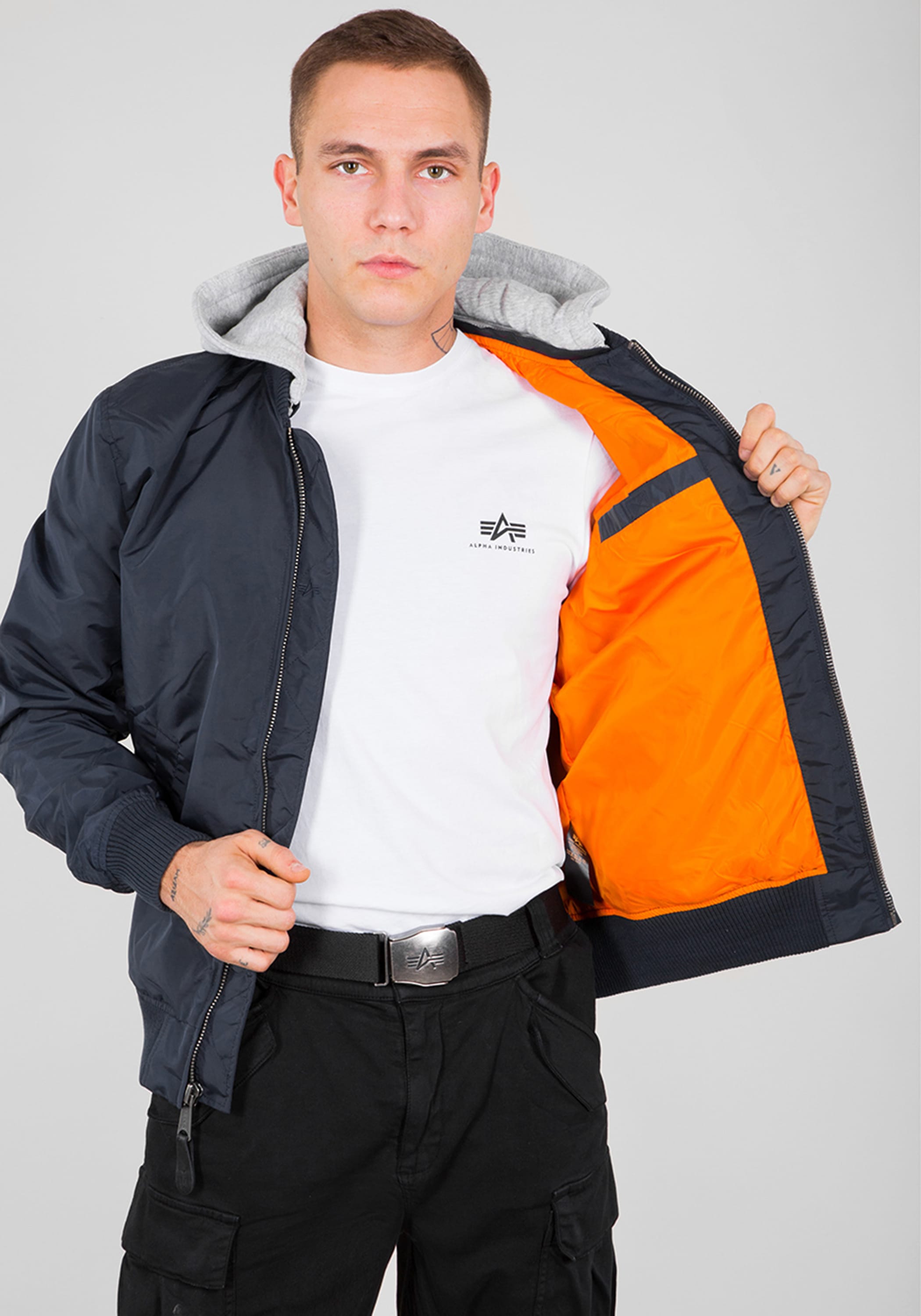 Alpha Industries Bomberjacke »MA-1 TT Hood Light«