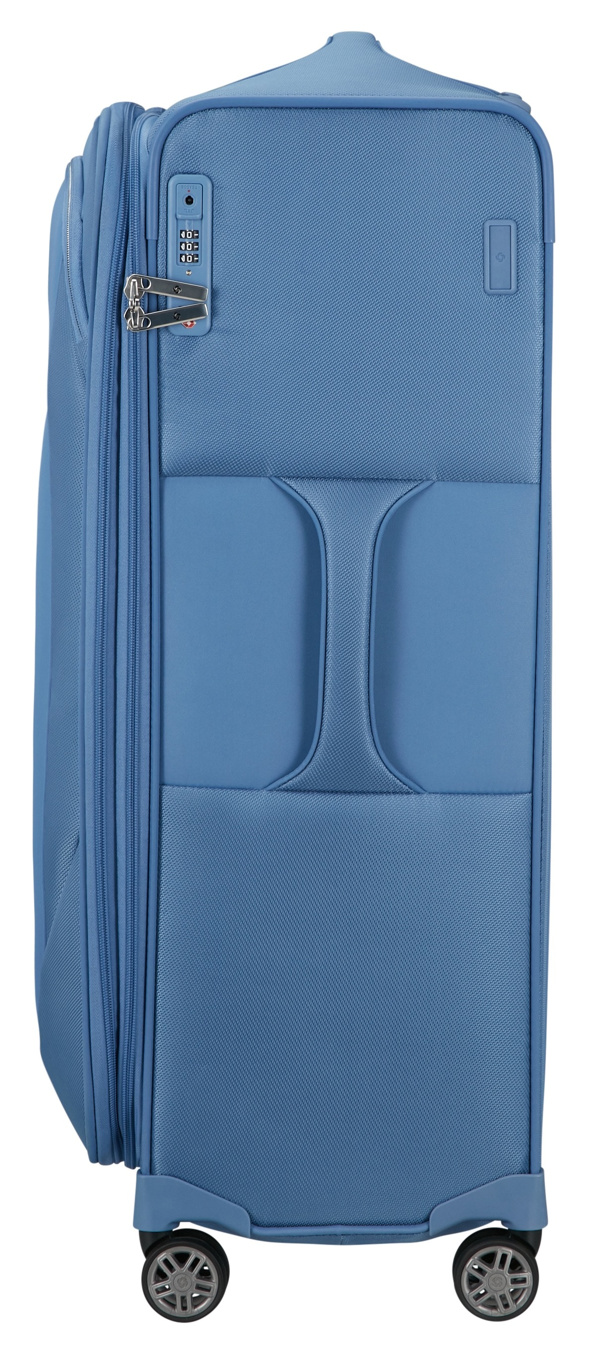 Samsonite Weichgepäck-Trolley »RE-LITE, verschiedene Größen und Farben«, (Set, 2 St., mit 2 Packwürfeln), 4 Rollen, Reisekoffer TSA-Schloss Stickerbogen Volumenerweiterung Laptopfach