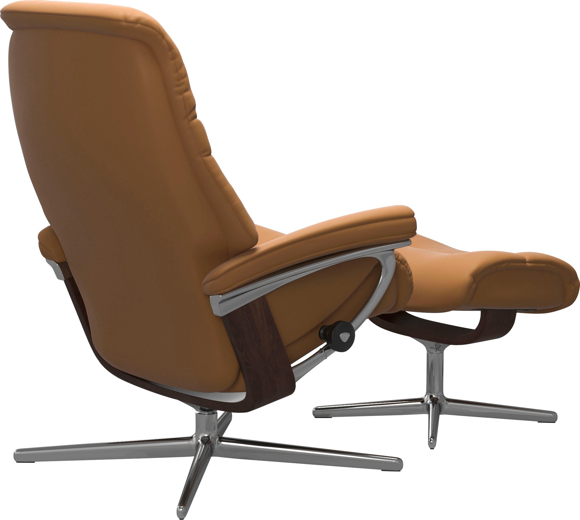 Stressless® Fußhocker »Sunrise«, mit Cross Base, Größe S, M & L, Holzakzent Braun