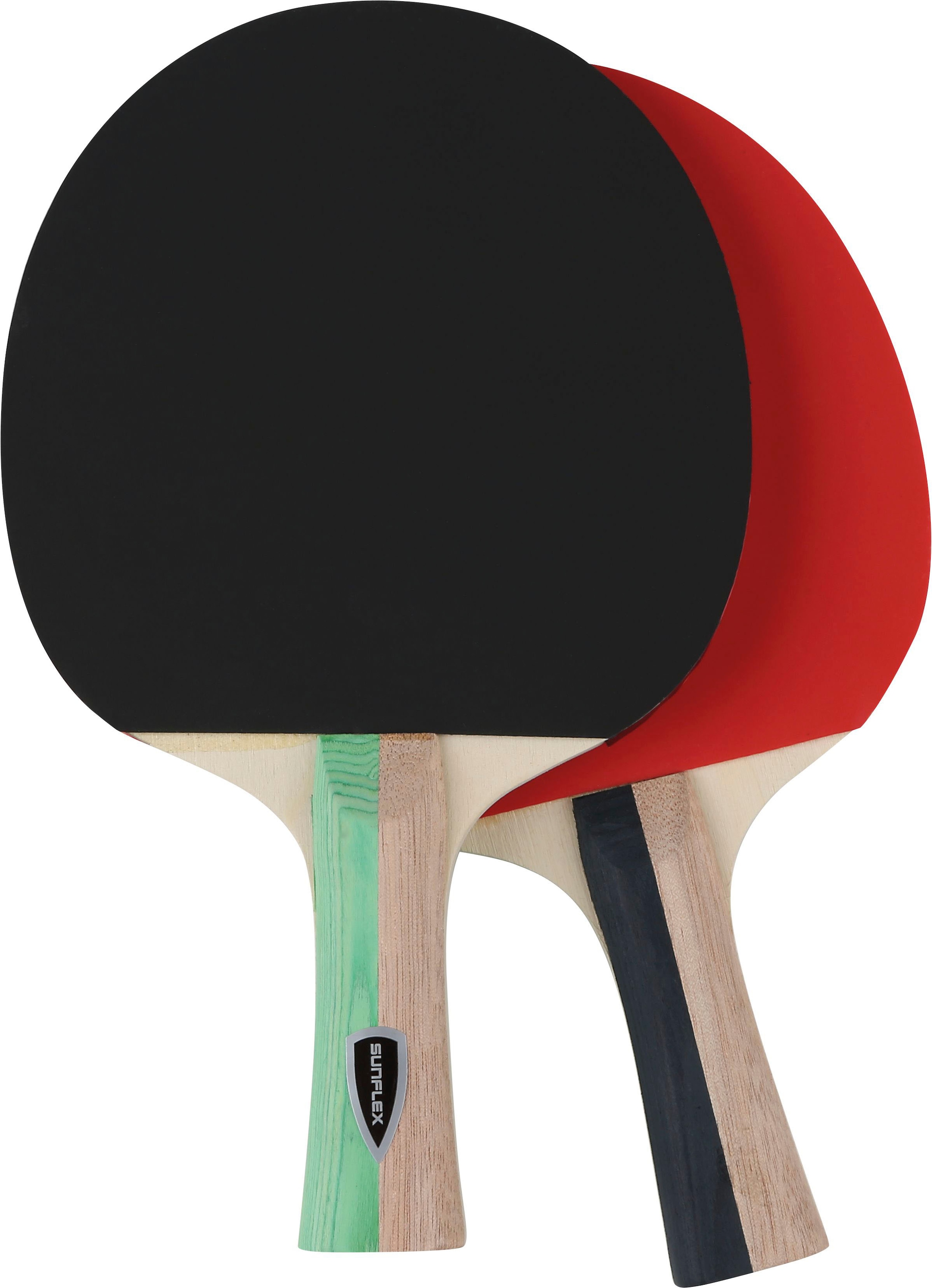 Sunflex Tischtennisschläger »Tischtennis Set Ping Einsteiger Bat Racket«