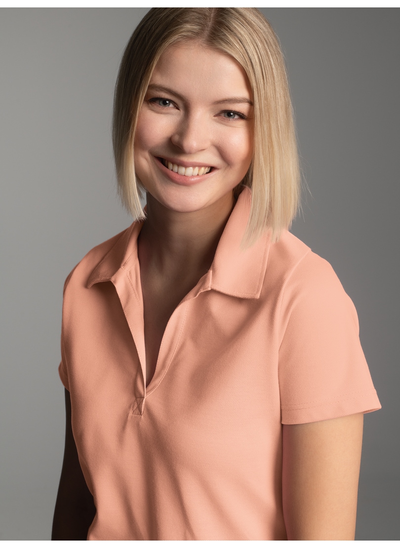 Trigema Poloshirt »TRIGEMA Poloshirt ohne Knopfleiste« 1