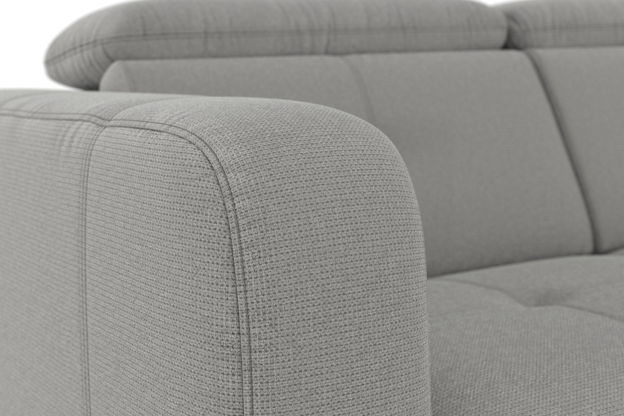 sit&more Ecksofa »Belluci L-Form«, inklusive Federkern, wahlweise mit Bettfunktion und Bettkasten
