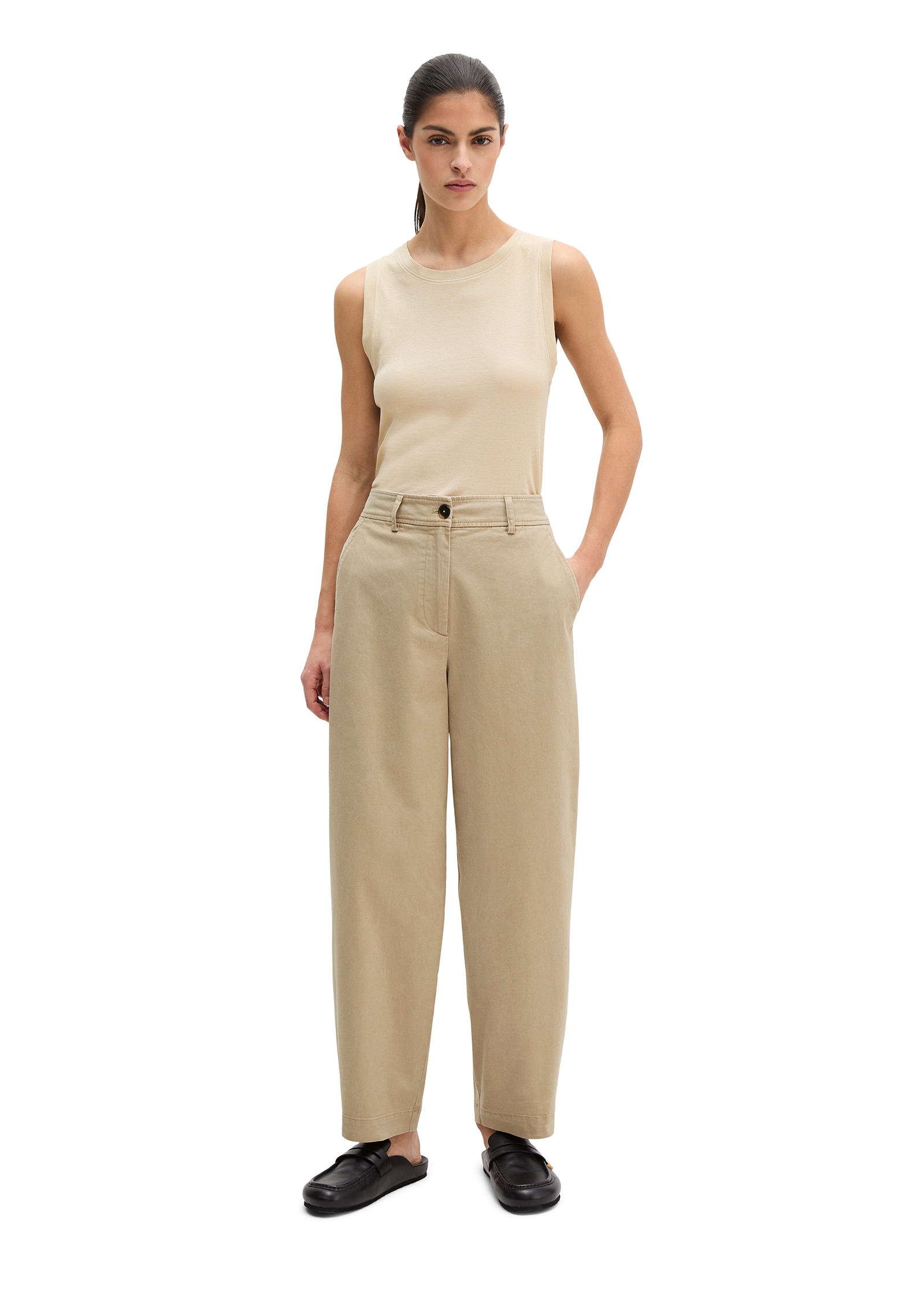 Marc O'Polo 7/8-Hose »MINU Barrel«  Model Minu barrel aus Organic Cotton-Twill, Barrel Fit