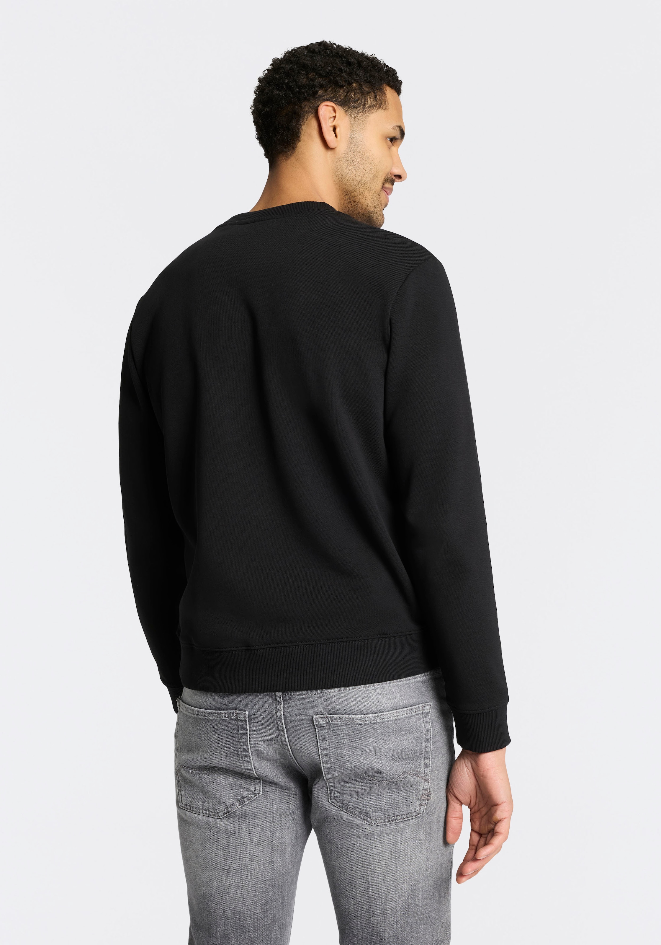 HUGO Sweatshirt »Duragol«, Rundhalsausschnitt, Regular Fit, großer Logo-Druck
