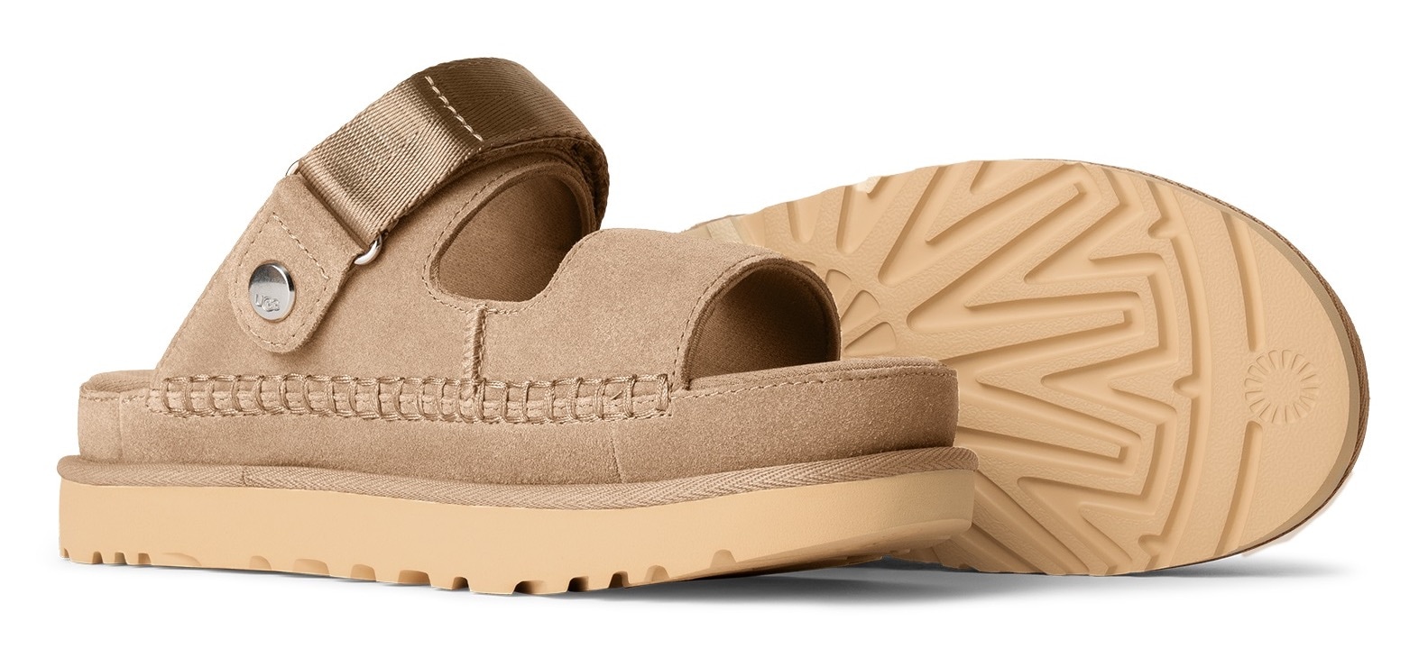 UGG Plateausandale »GOLDENSTAR GLIDE«, Clog, Mule, Sommerschuh mit weichem Fußbett