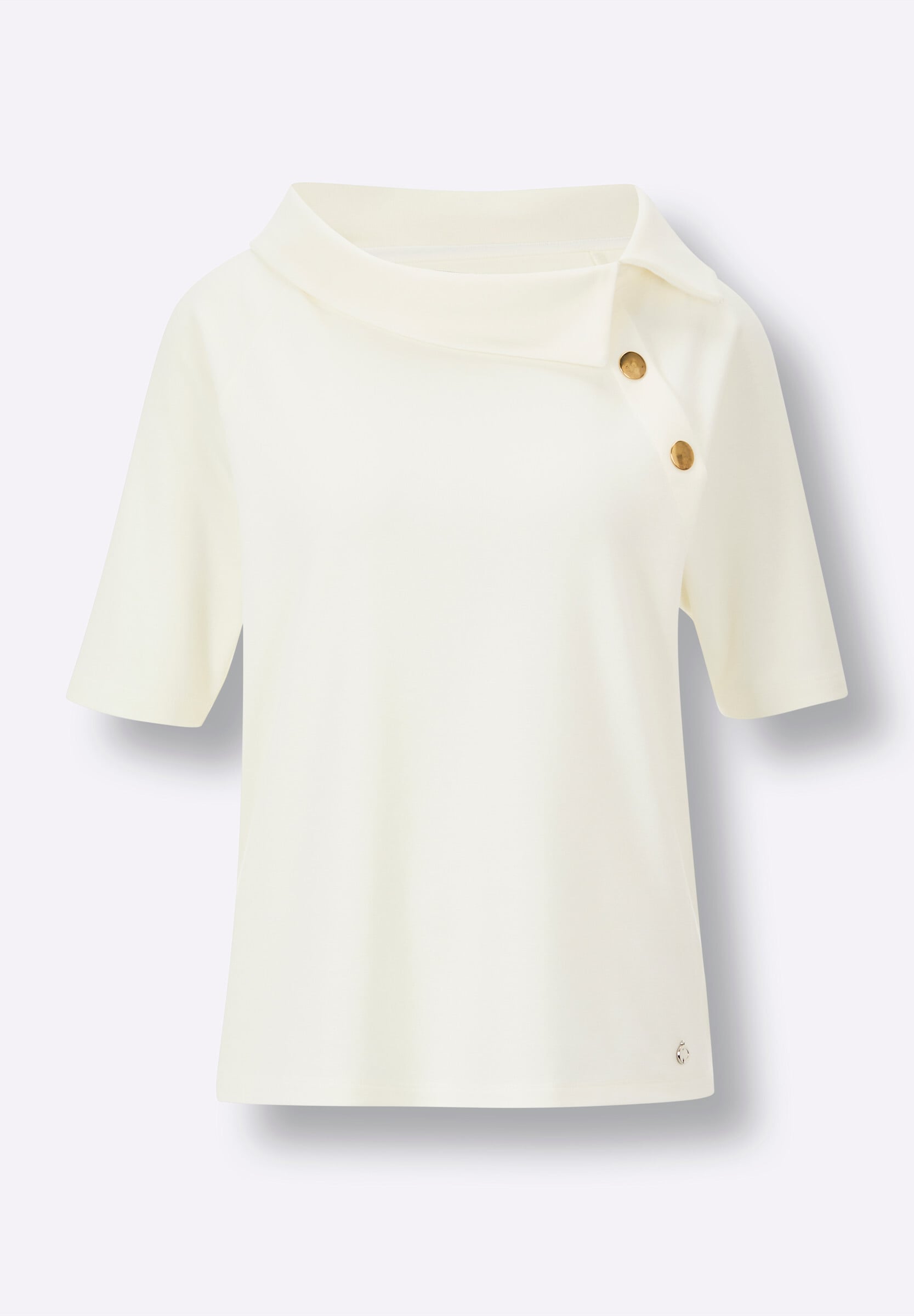 creation L T-Shirt »Modal-Shirt Kurzarmshirt«
