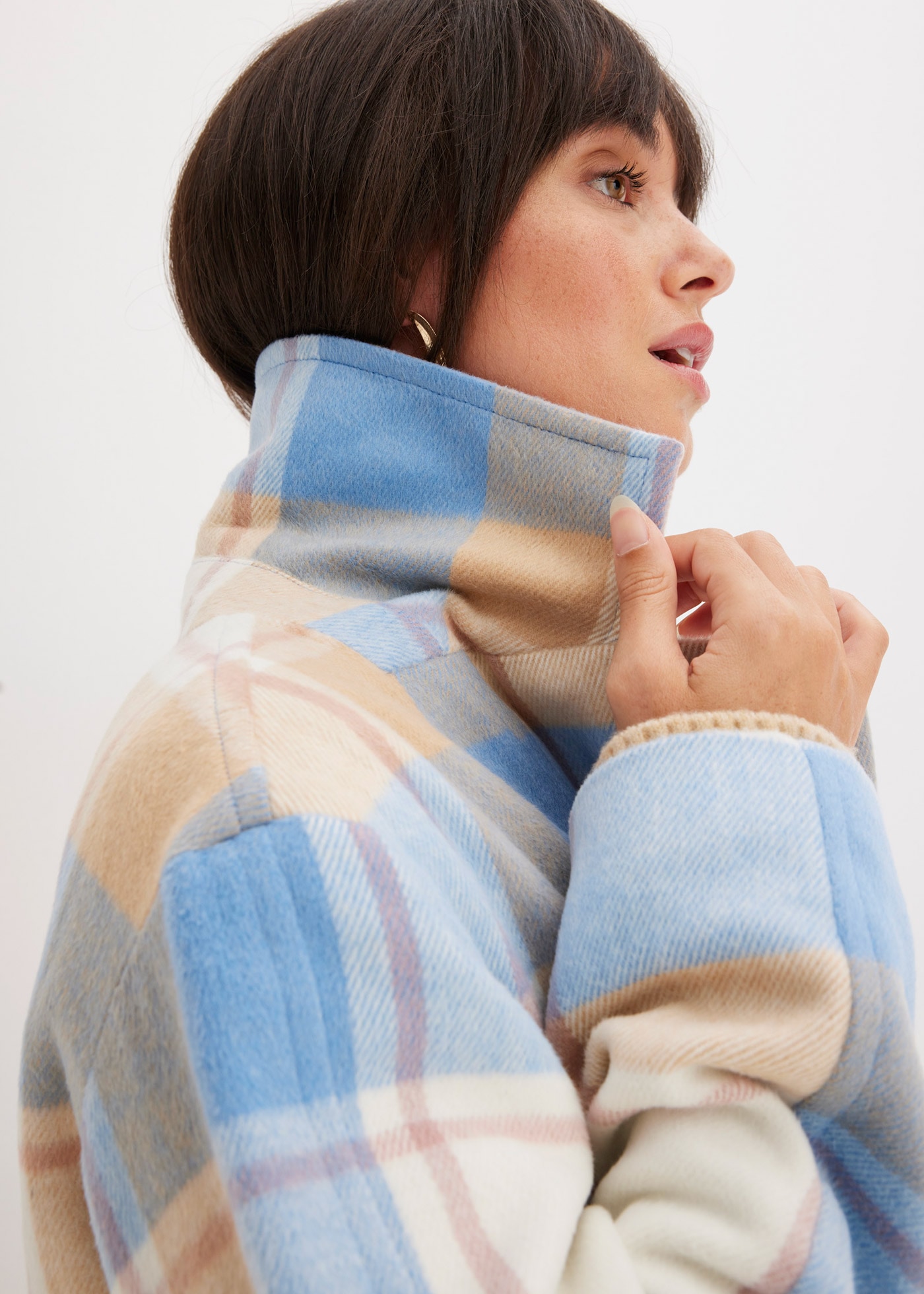 bonprix Langmantel »Oversize-Mantel n Wolloptik« Oversize-Mantel n Wolloptik