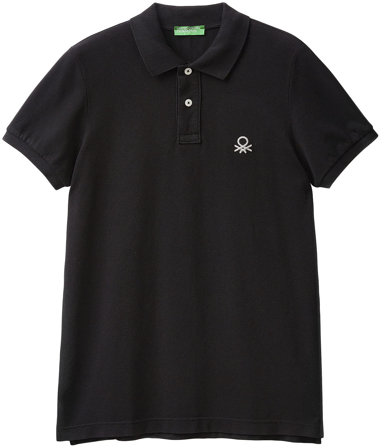 Poloshirt, mit großem Label-Badge