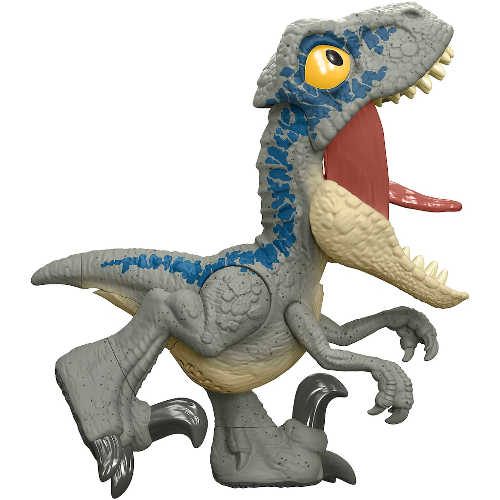 Mattel® Actionfigur »Jurassic World, Mega Roar Velociraptor, Blue«