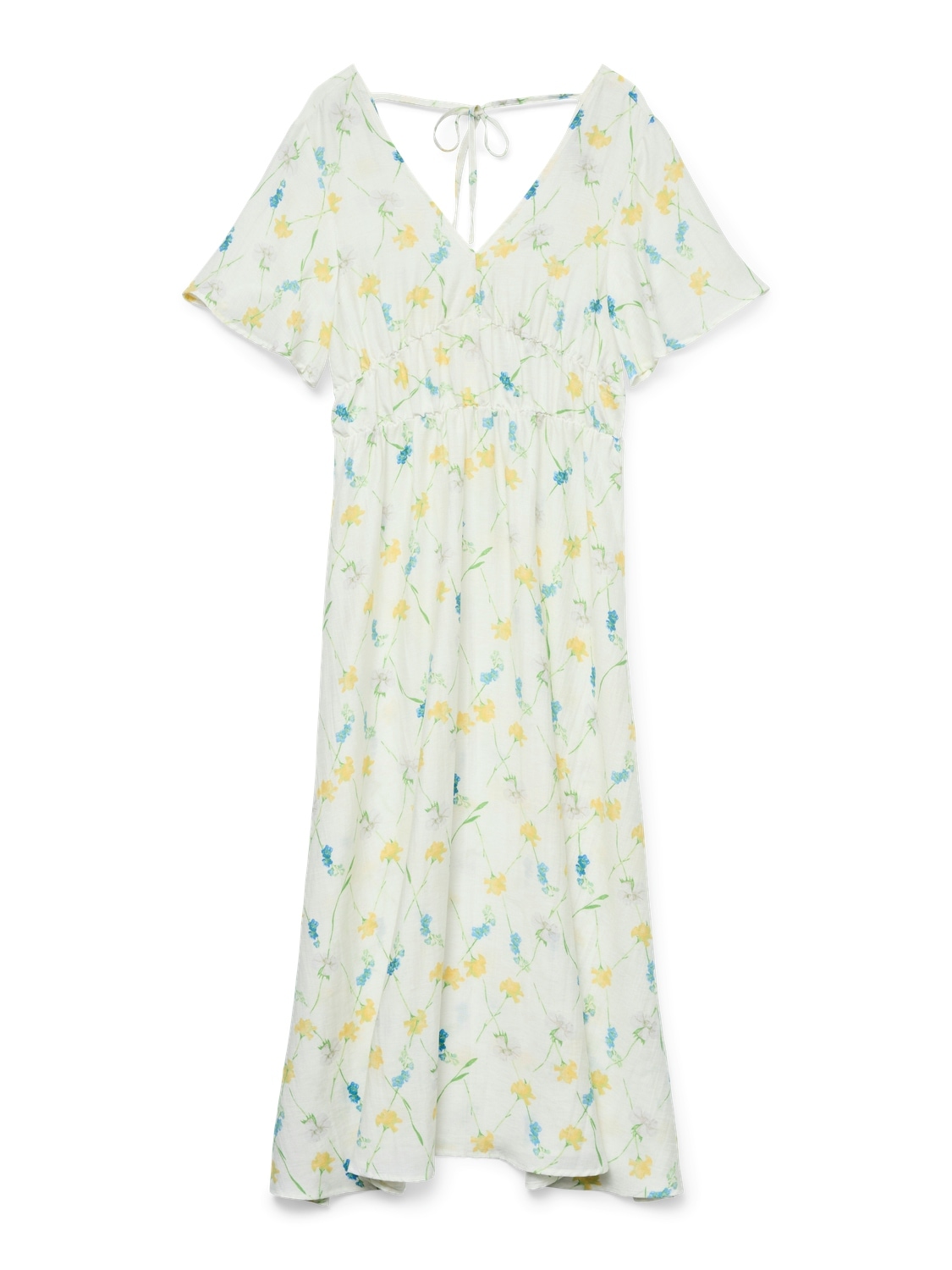 Vero Moda Sommerkleid »VMFLORA OLGA SS 7/8 DRESS WVN GA«