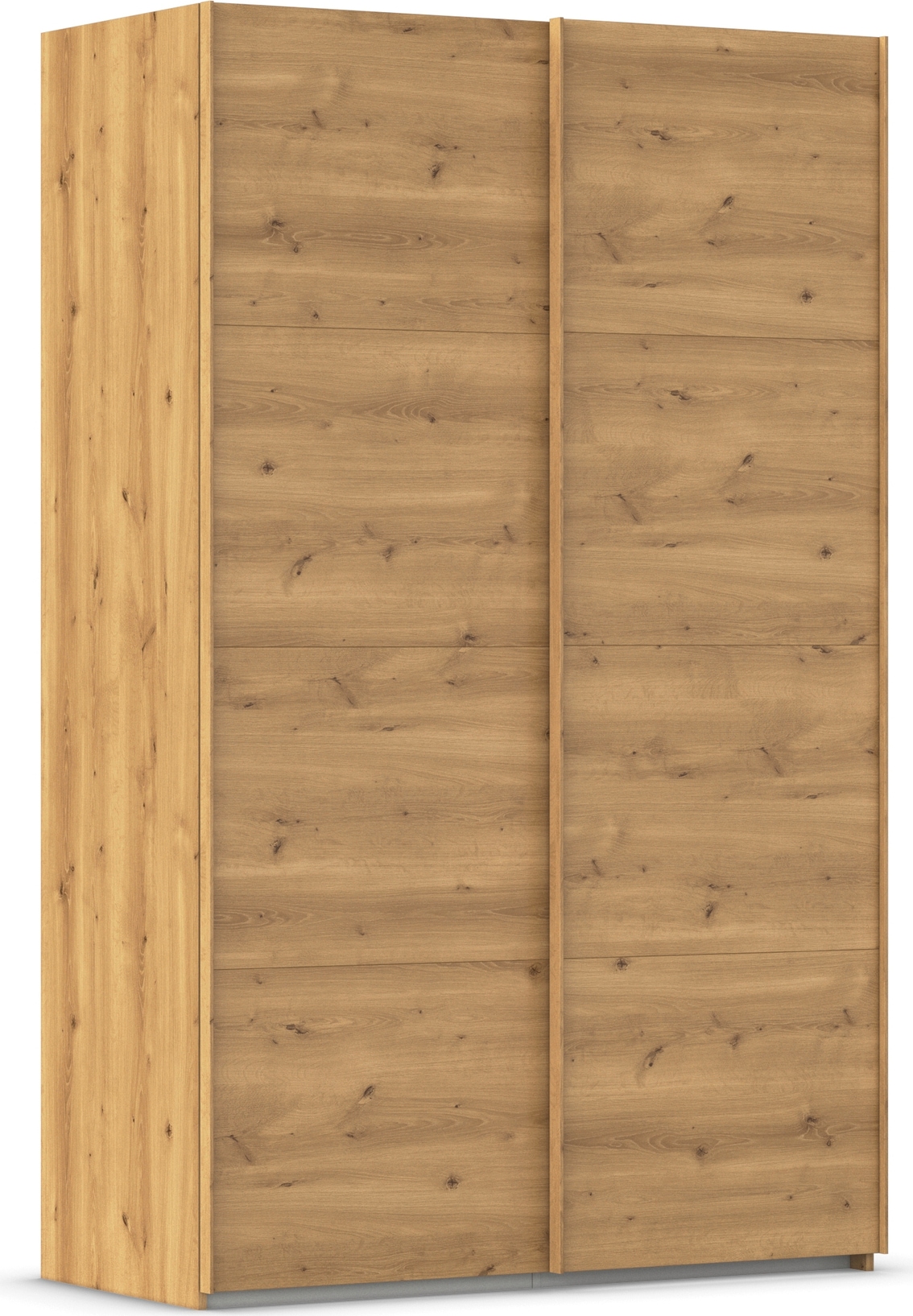 rauch Schwebetürenschrank »Kleiderschrank Schrank Garderobe Schlafzimmerschrank EVELYN«, in elegantem Stil, in 5 Breiten, Griffe in Korpusfarbe MADE IN GERMANY