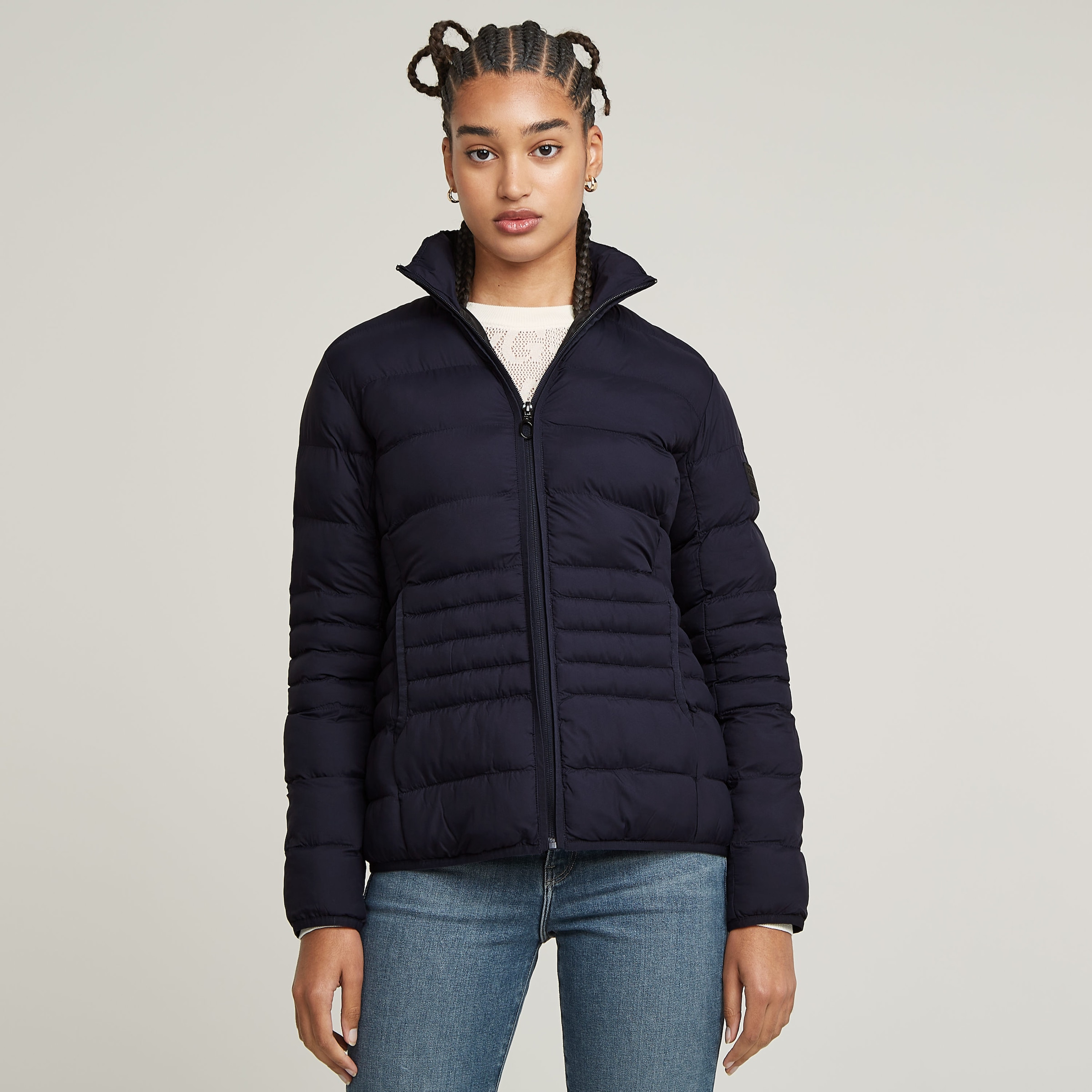 G-STAR Steppjacke »Light Weight Pdd Jacket«, ohne Kapuze, mit Logo Stickerei am Ärmel
