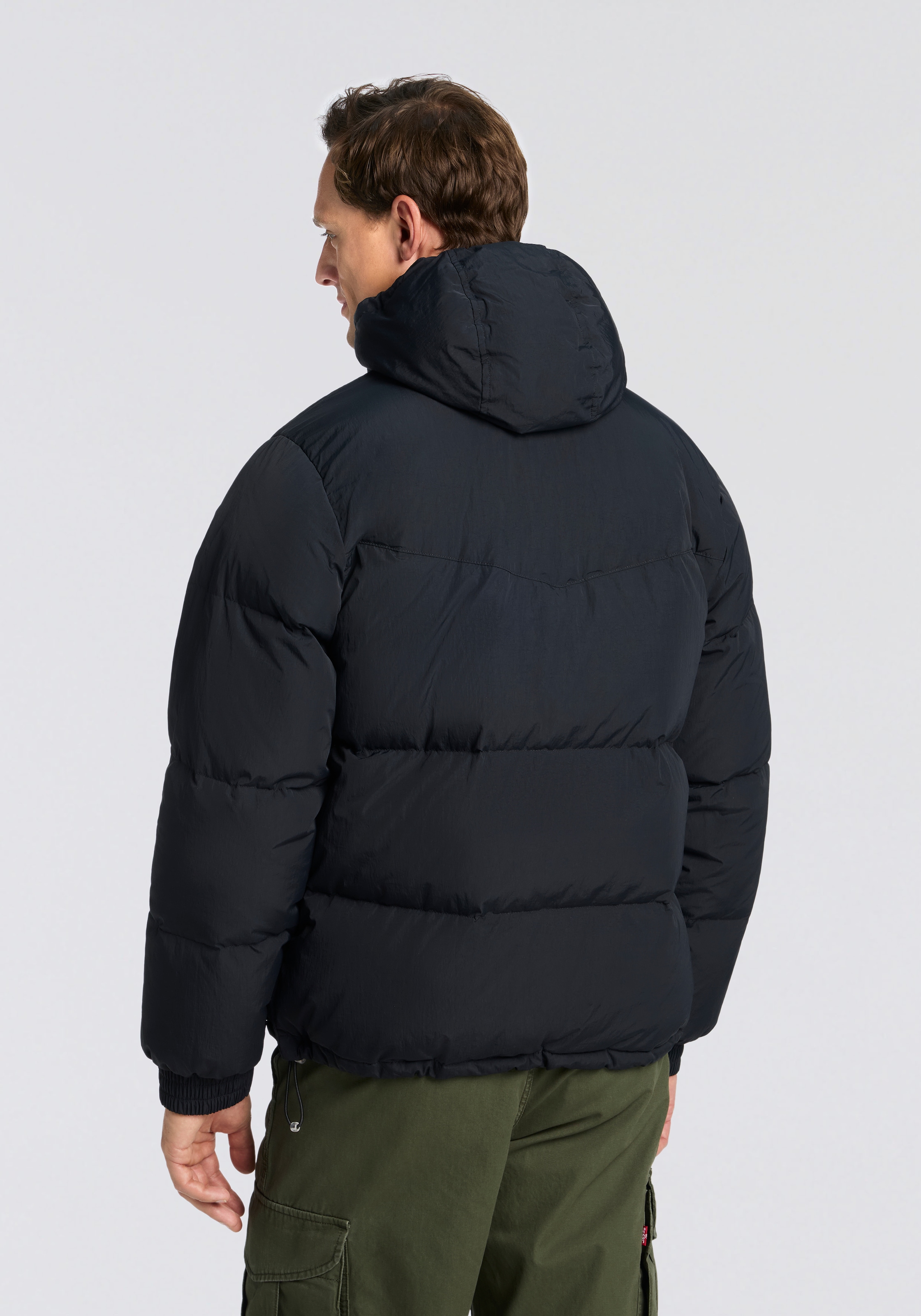 Levi's® Steppjacke »ROCKRIDGE SHORT PUFFER«, mit Kapuze