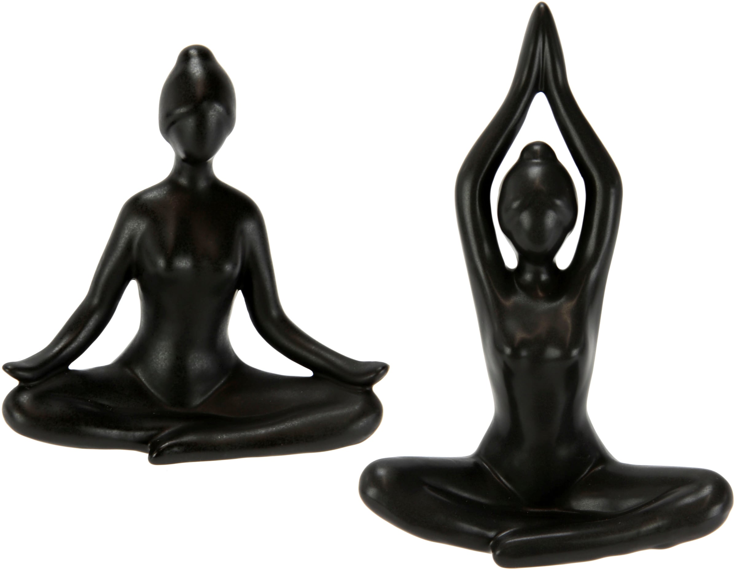 I.GE.A. Dekofigur »Yoga-Frau«, 3er Yogafigur, Set, Shop OTTO Online Yogaskulptur im