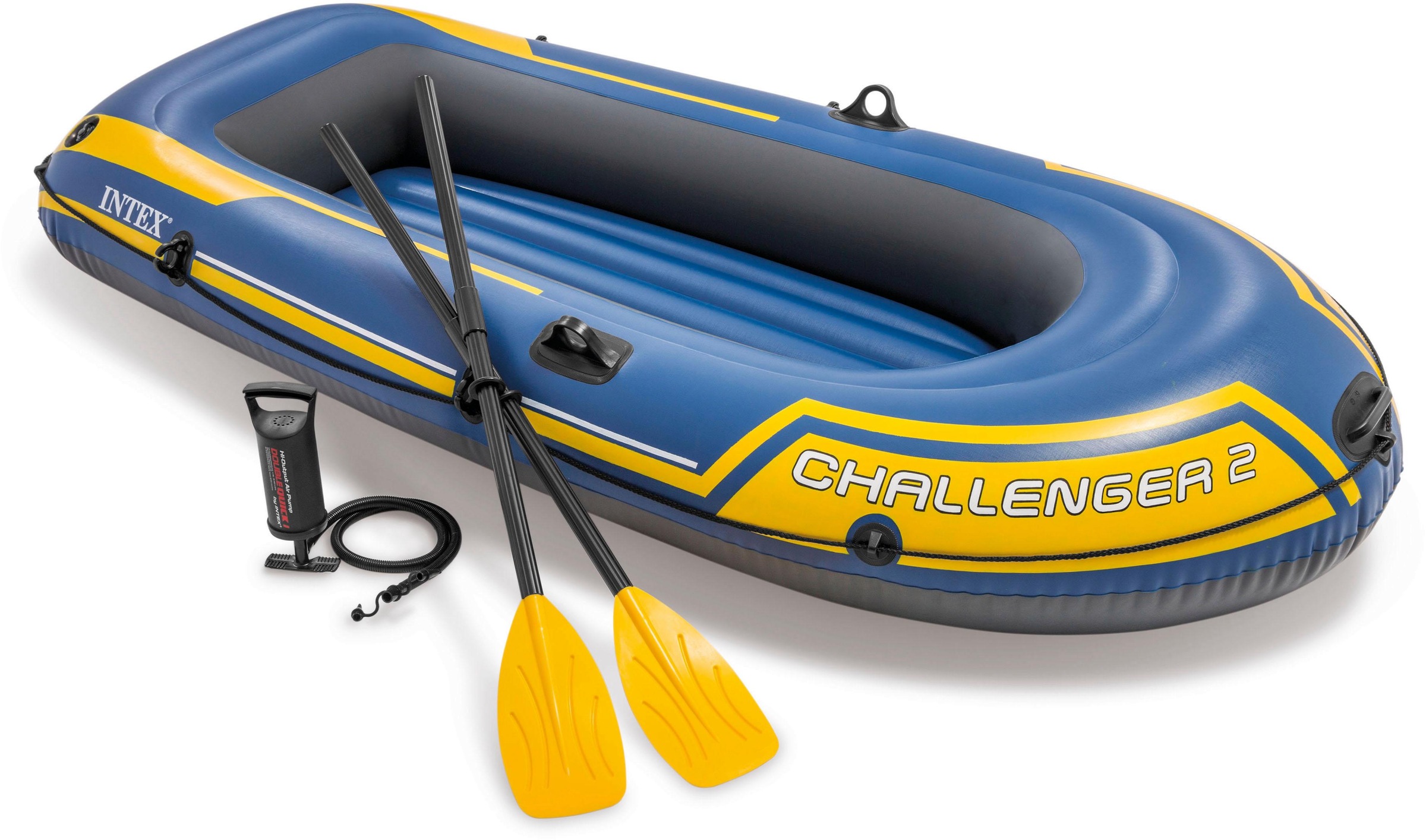 Schlauchboot »Challenger 2«, (Set, mit 2 Paddeln und Luftpumpe)