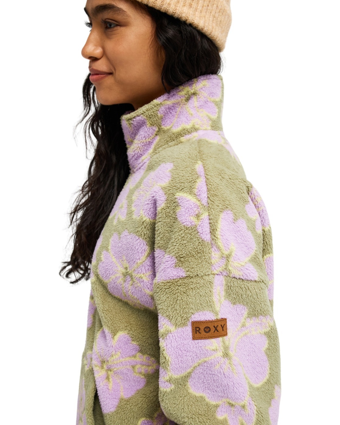 Roxy Strickfleece-Pullover »Live Out Loud«