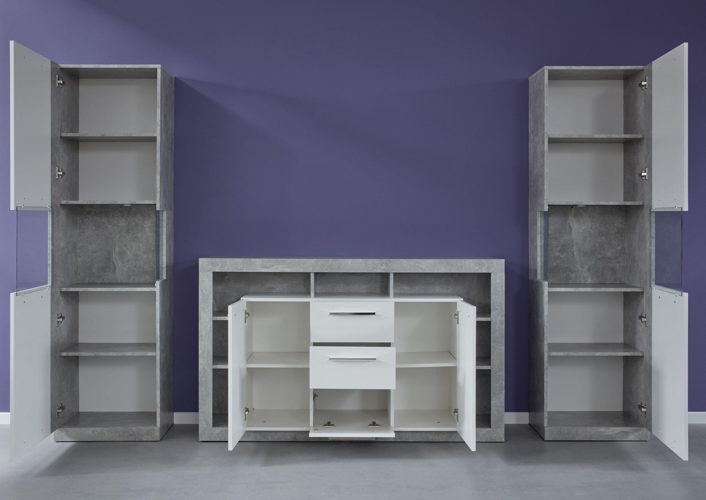 INOSIGN Sideboard »Gwendolyn«, pflegeleichtes Design, Beleuchtung optional, vielseitig kombinierbar