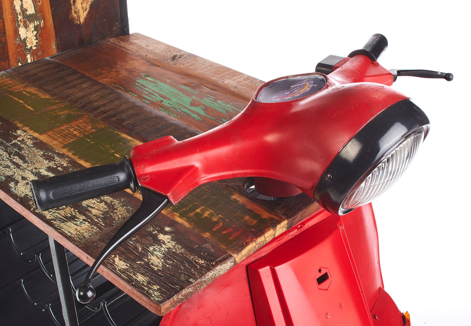 locker Dekoobjekt »Regal SCOOTER ROSSO im Vintagestil«