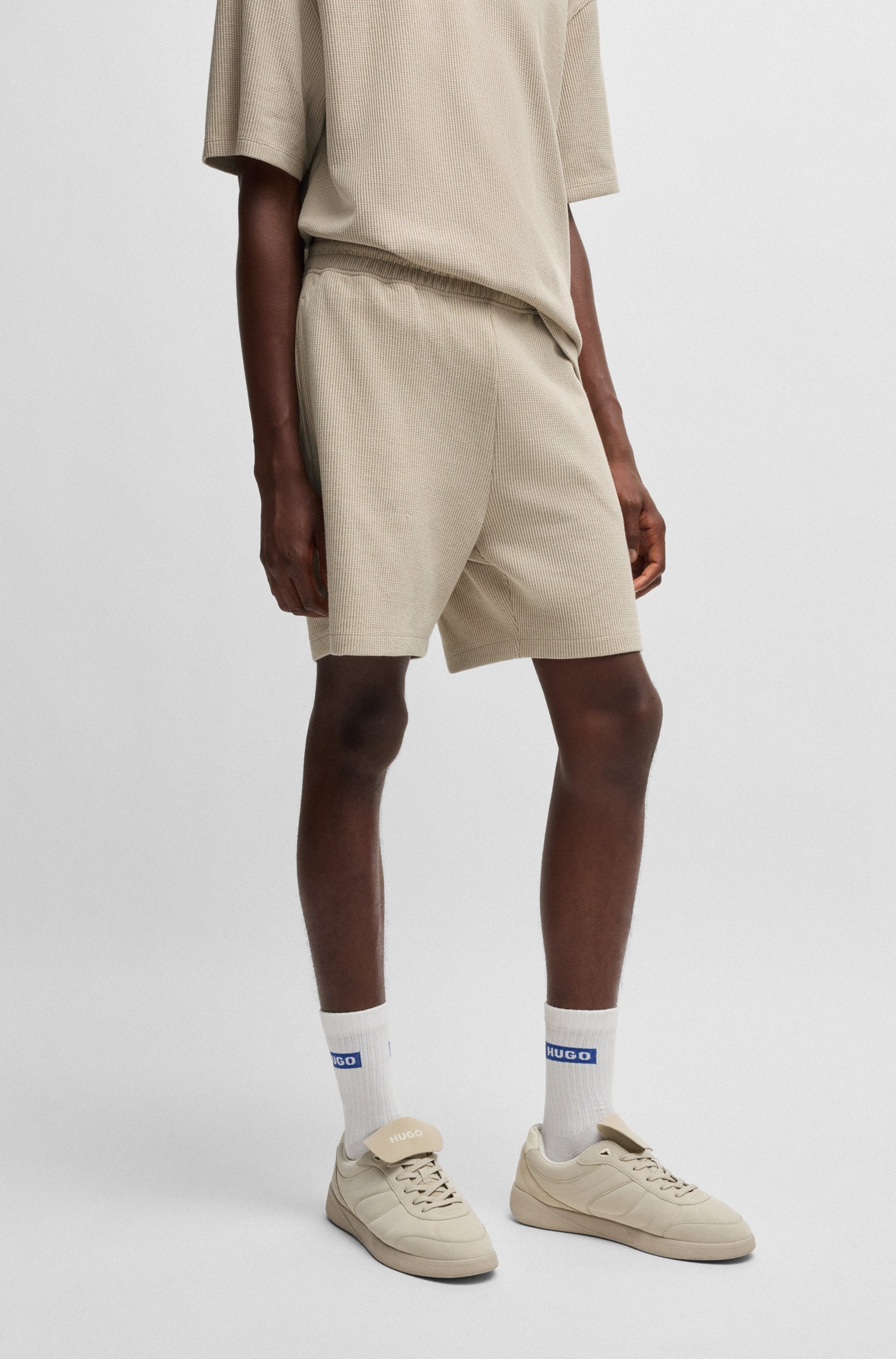 HUGO Blue Shorts »Nuwafflo«  loose fit