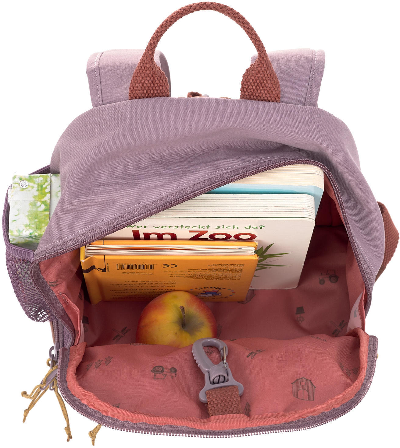 LÄSSIG Kinderrucksack »Adventure, Dragonfly, Mini Backpack«, Floureszierende Flächen, PETA-approved vegan