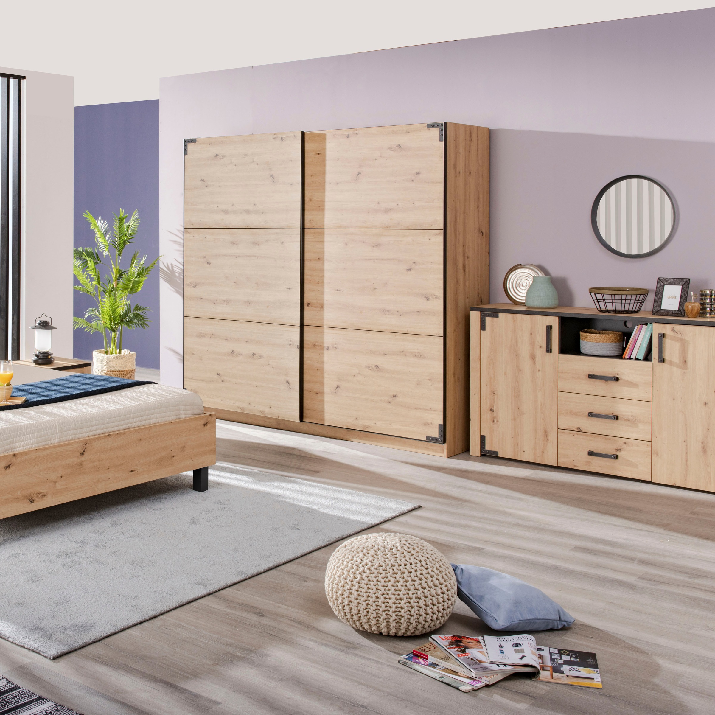 Schlafzimmer-Set »Lazio«, (Set, 4 St.) online kaufen