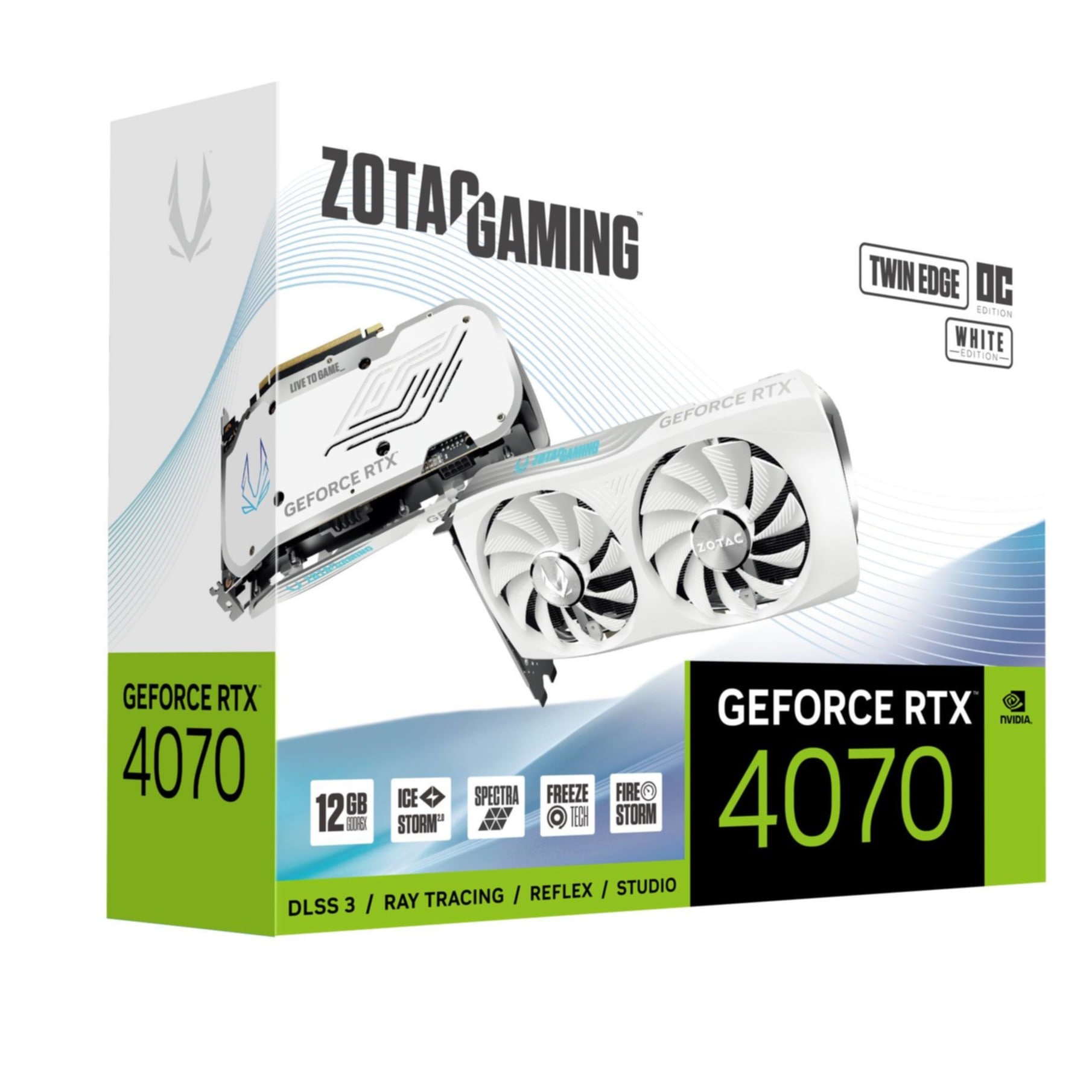 Grafikkarte »GAMING GeForce RTX 4070 Twin Edge OC White Edition«