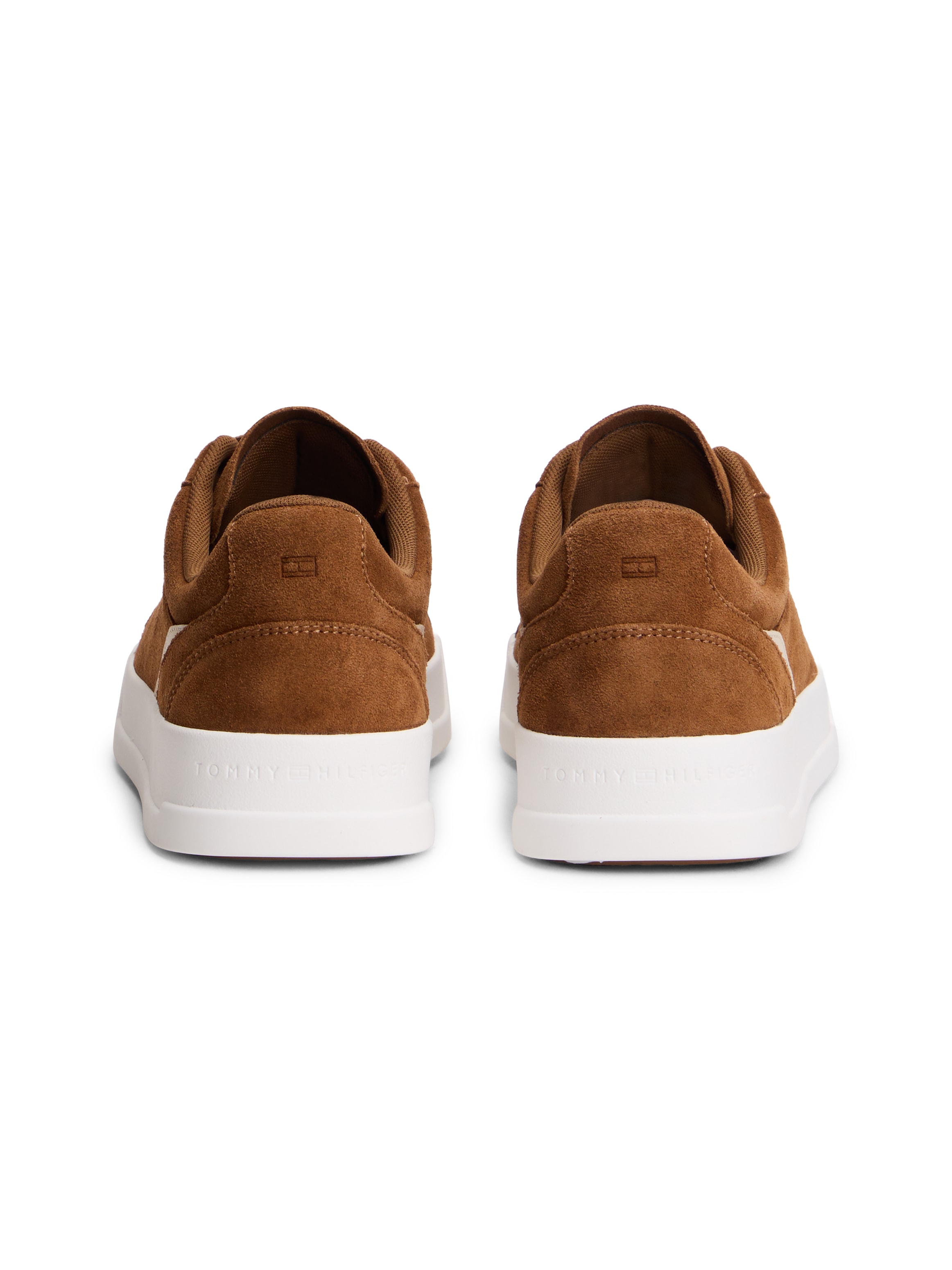 Tommy Hilfiger Sneaker »TH COURT PREMIUM SUEDE«  Freizeitschuh, Halbschuh, Schnürer im Retro-Look