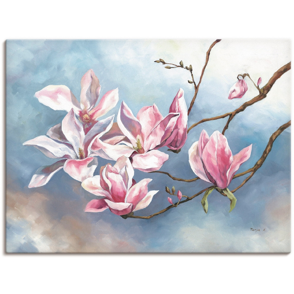 Artland Wandbild »Magnolienzweig«, Blumen, (1 St.)