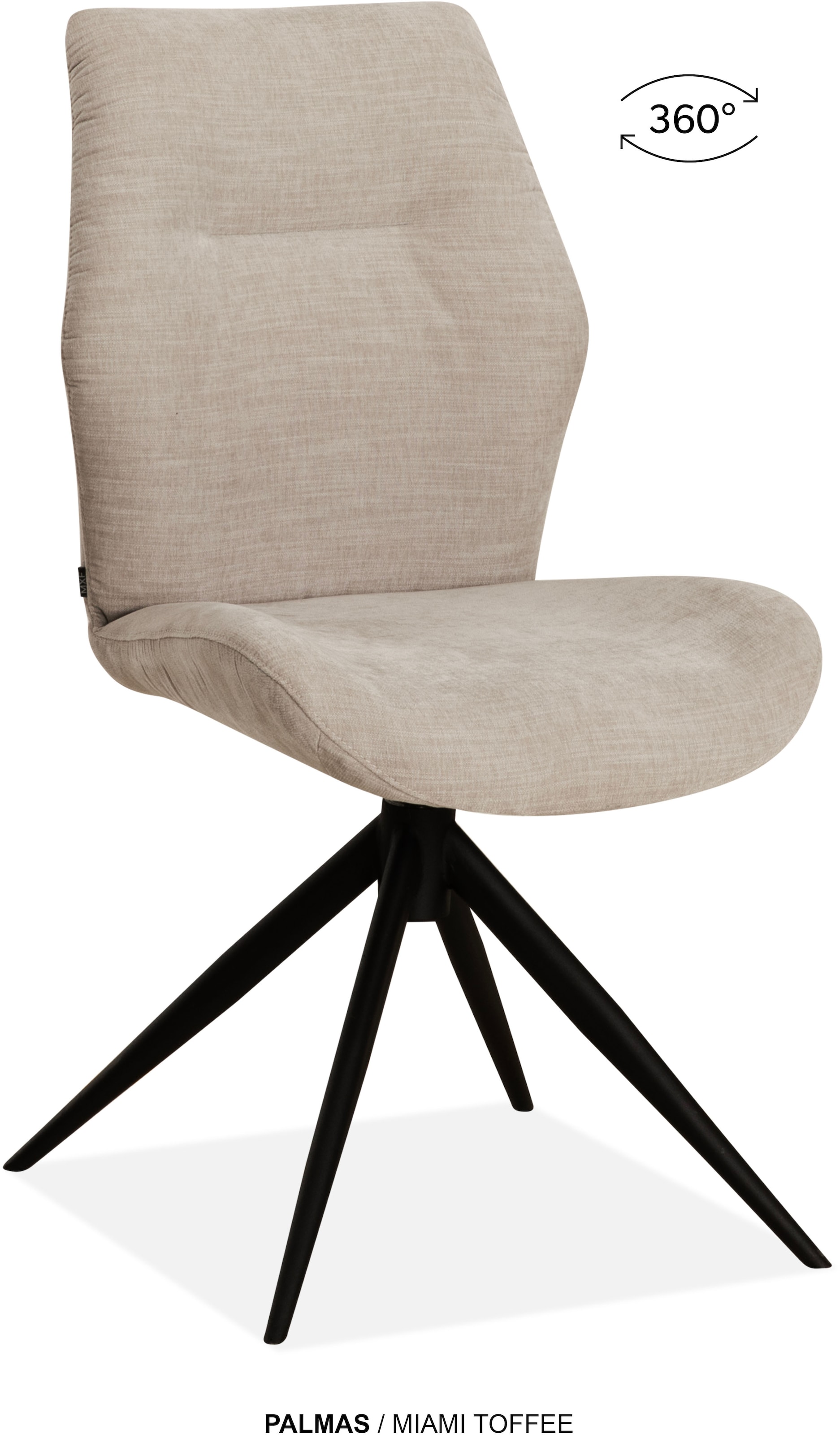 OMG Design Esszimmerstuhl »Palmas« (Set) 1 Stk.Drehstuhl mit auto-return, Moderner Bezug