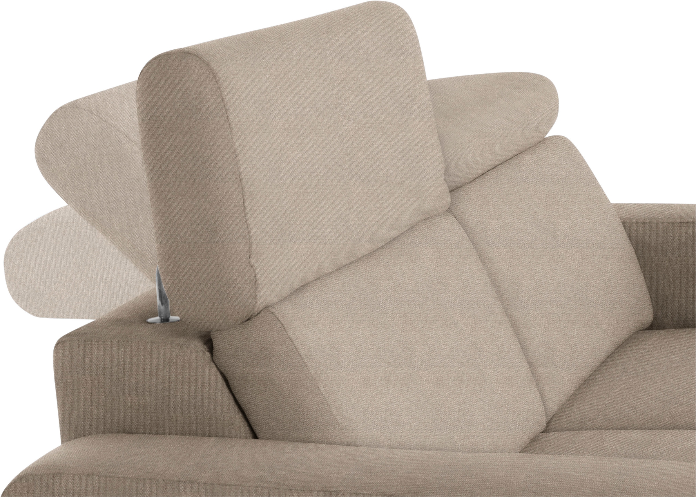 sit&more 2,5-Sitzer »Bologna«, inklusive Kopfteilverstellung und Federkern