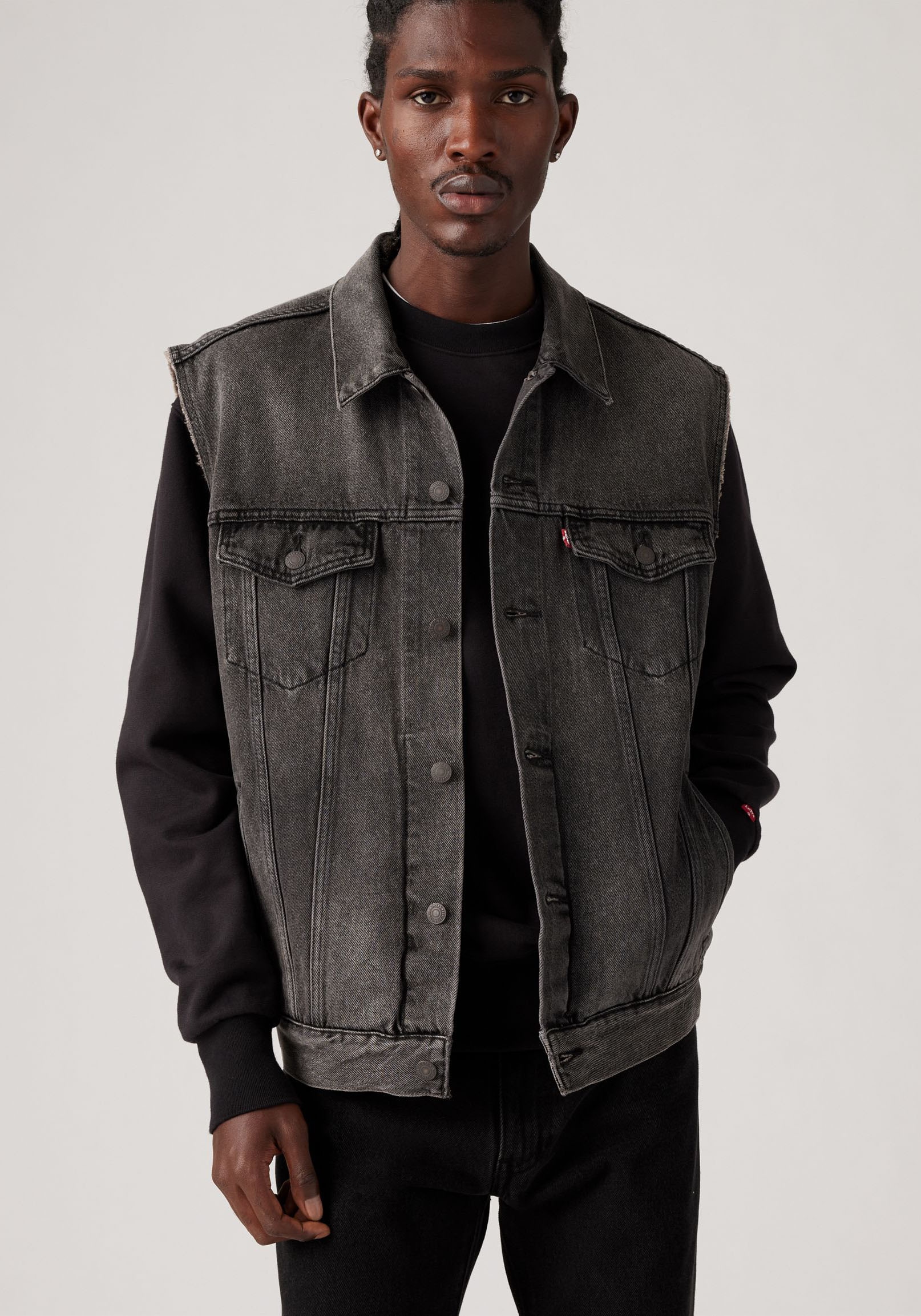 Levi's® Jeansweste »RELAXED TRUCKER VEST MED INDIGO - WORN IN«