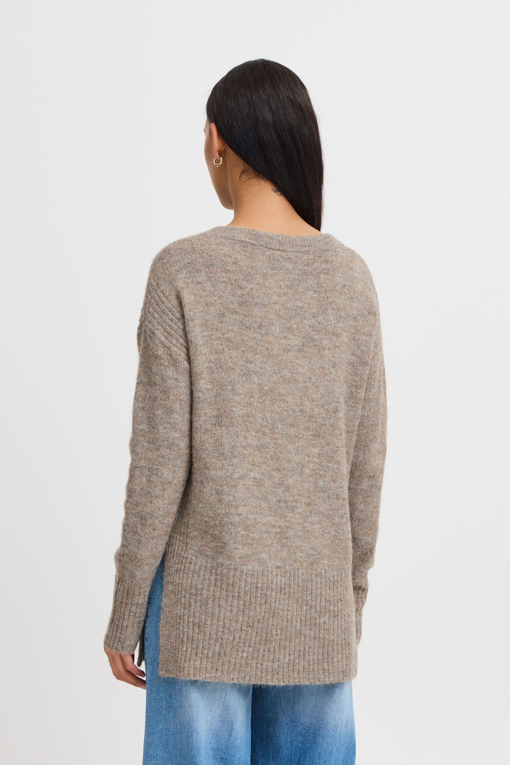 Ichi Strickfleece-Pullover »Strickpullover IHKamara«