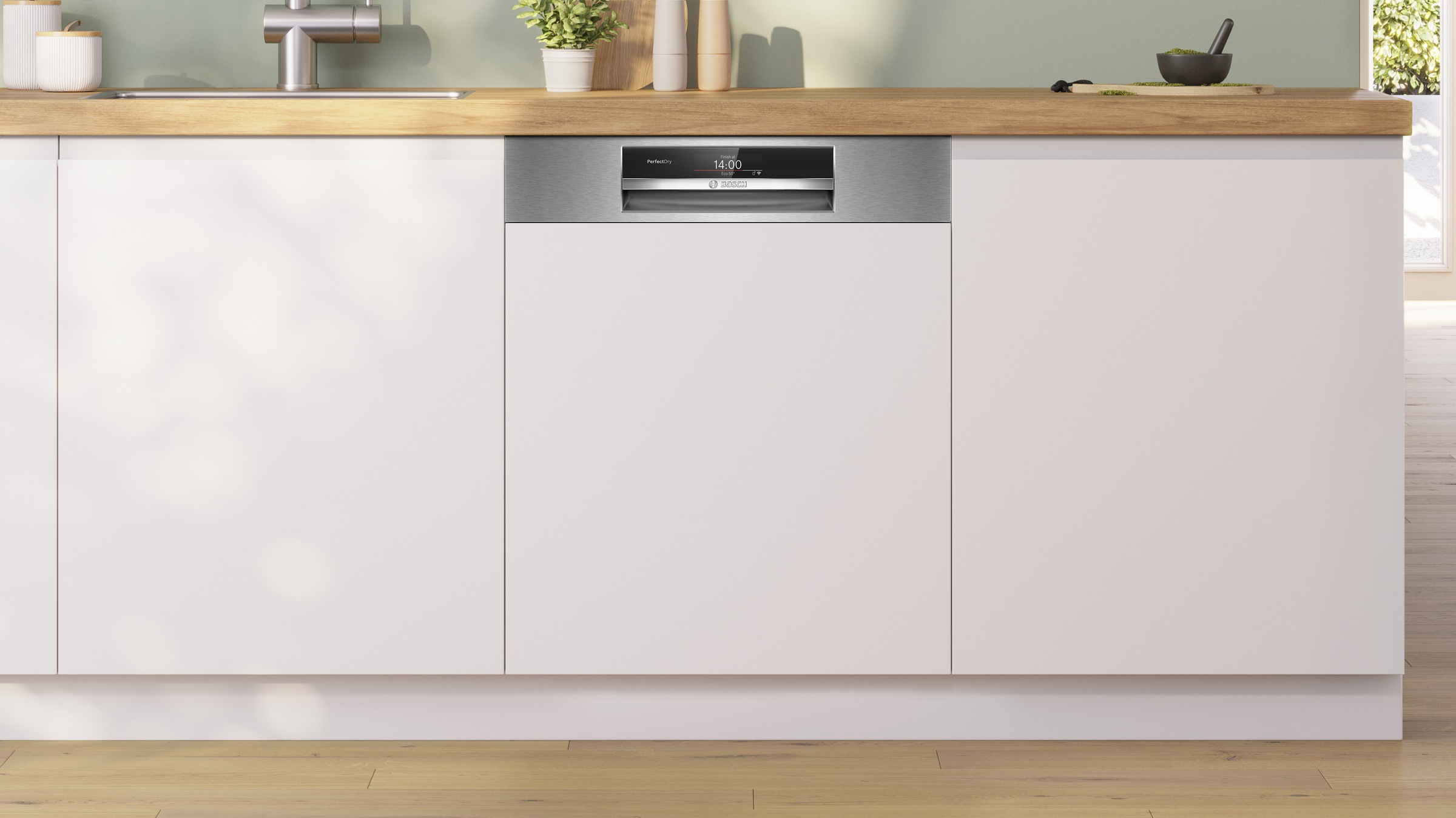 BOSCH teilintegrierbarer Geschirrspüler Serie 8 »SMI8TCS01E«, 14 Maßgedecke