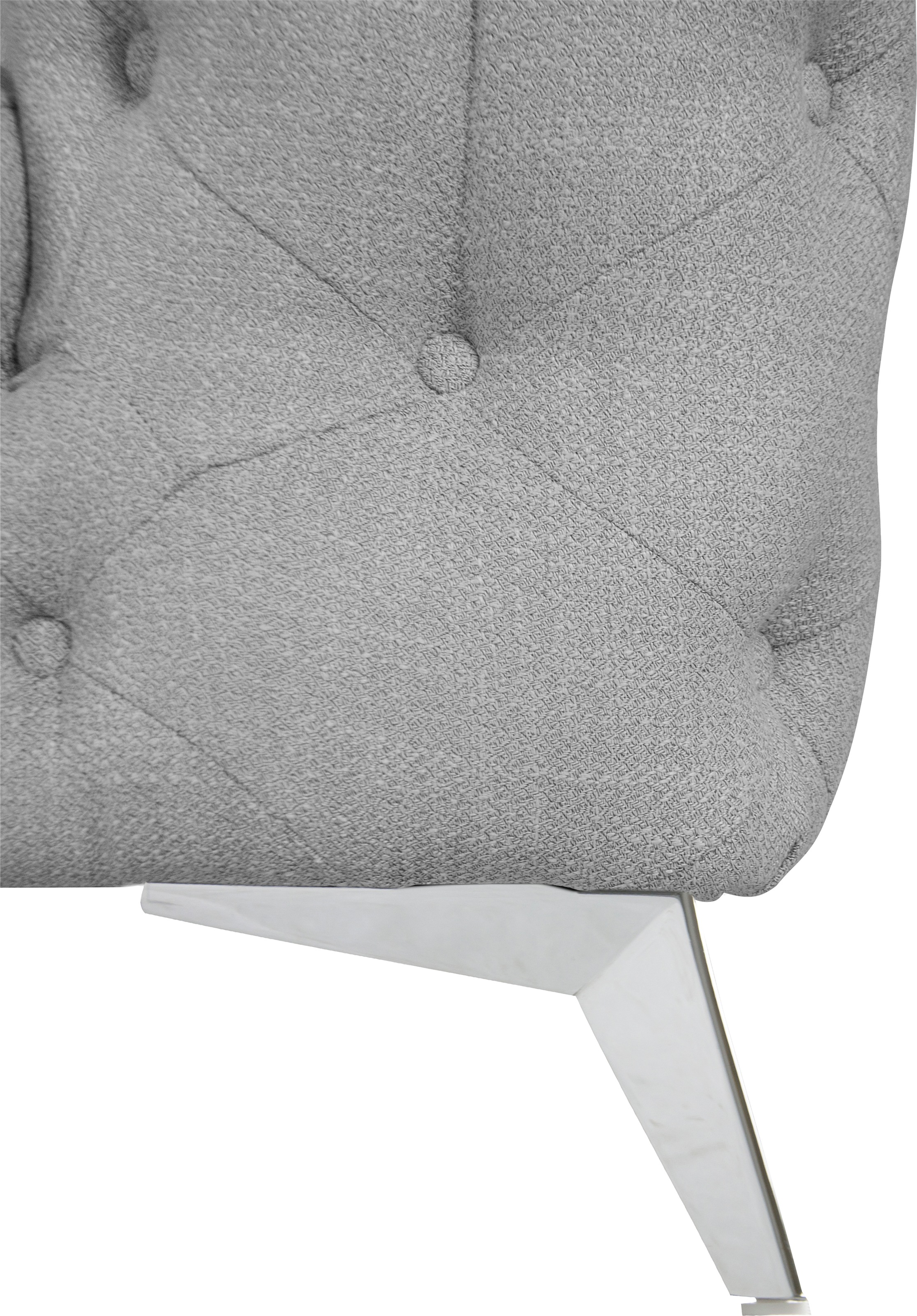Leonique Chesterfield-Sofa »Glynis«, aufwändige Knopfheftung, moderne Chesterfield Optik, Fußfarbe wählbar