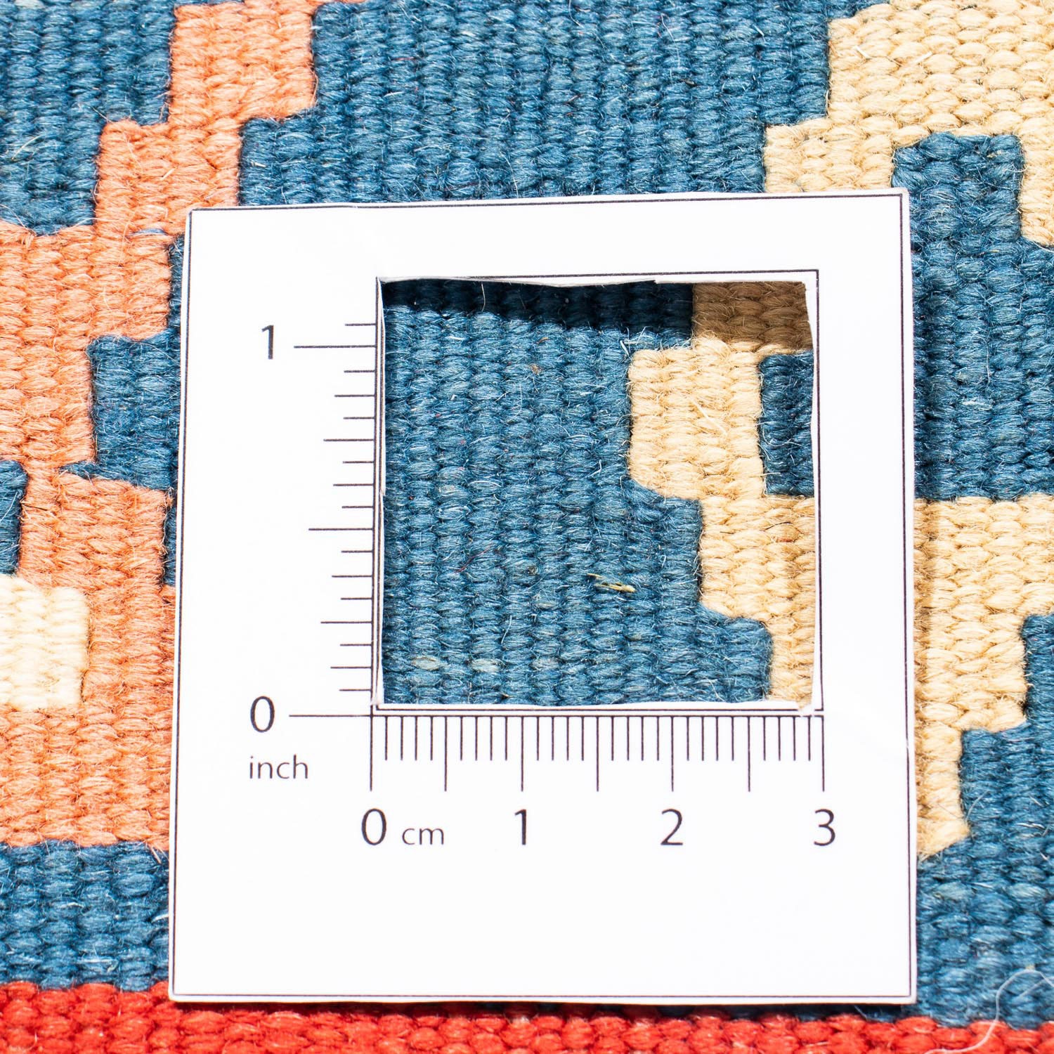 morgenland Wollteppich »Kelim - Oriental quadratisch - 105 x 103 cm - dunkelrot«, quadratisch, Wohnzimmer, Einzelstück